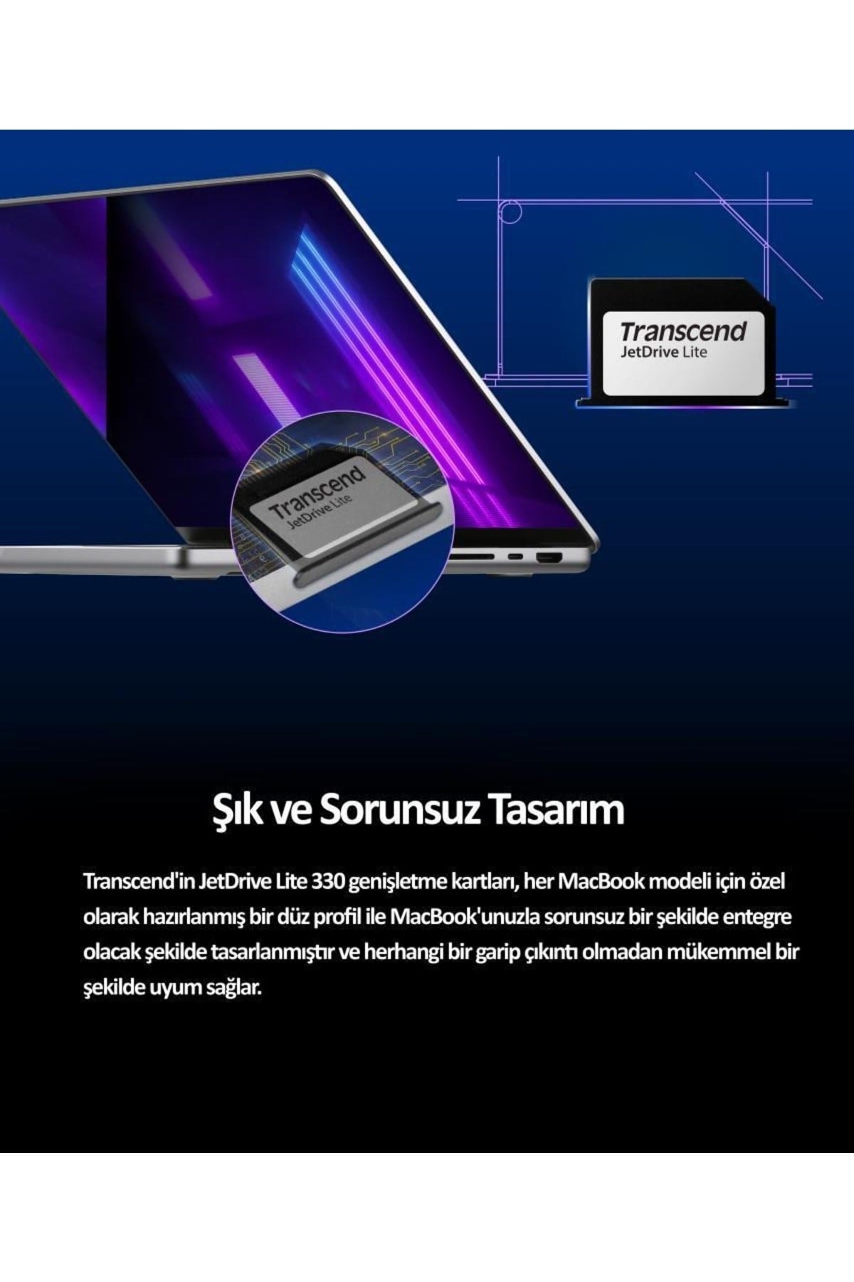 Ts256gjdl330 256gb Apple M1 Çip Uyumlu Macbook Hafıza Artırma Kartı