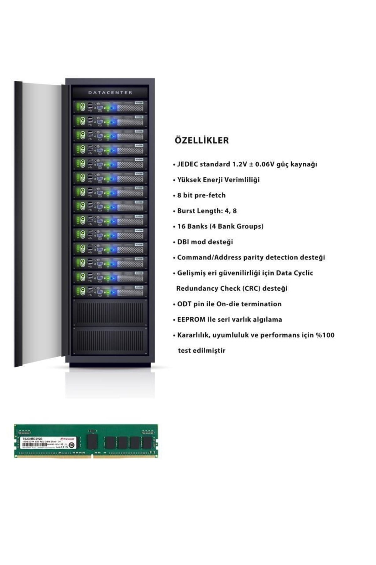 Ts2ghr72v2b 16gb Ddr4 3200mhz 1.2v Cl22 Ecc Server Ram