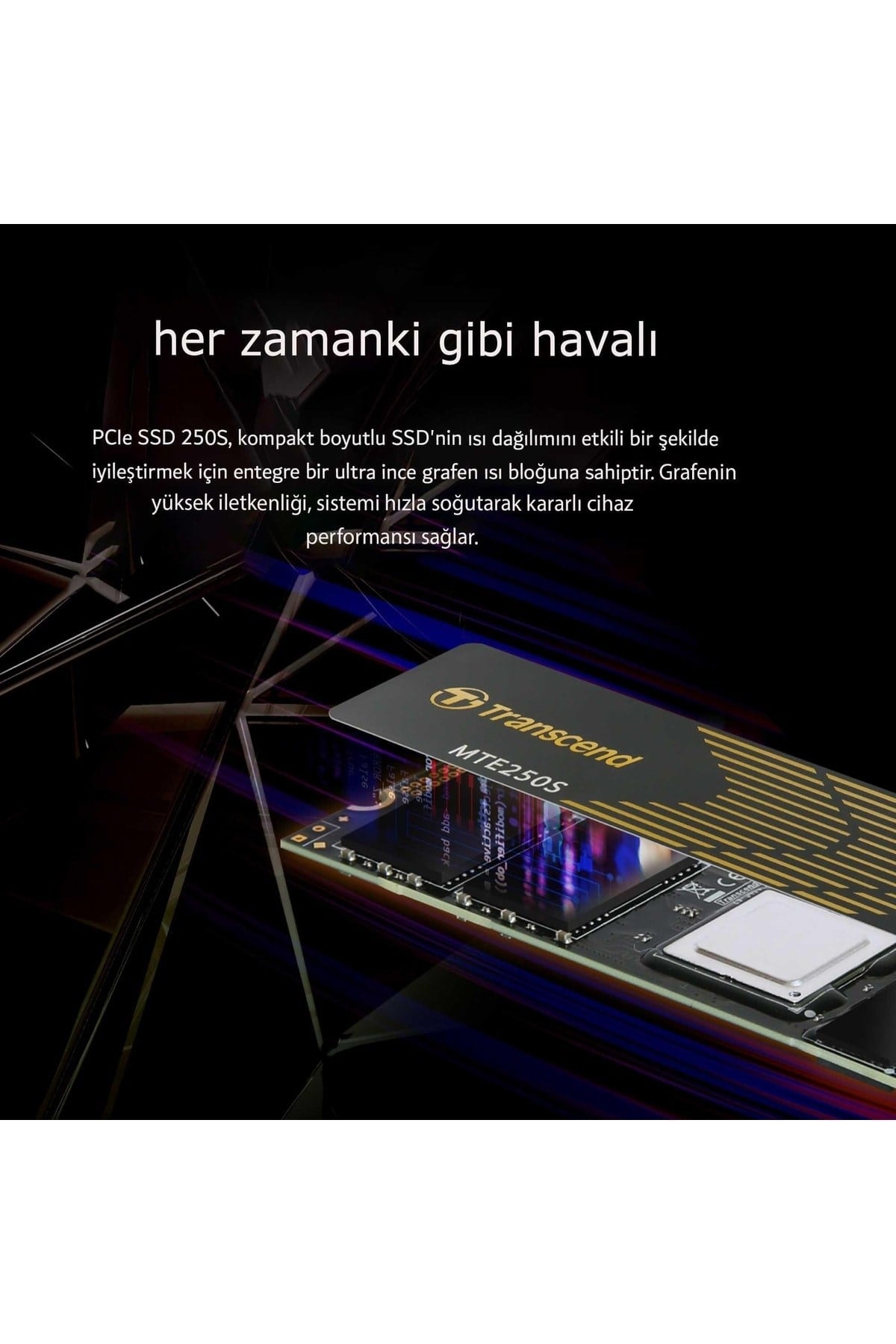 Ts2tmte250s 2tb 7200/6500mb/s Pcıe Gen4x4 Nvme 3d Tlc M.2 Ssd