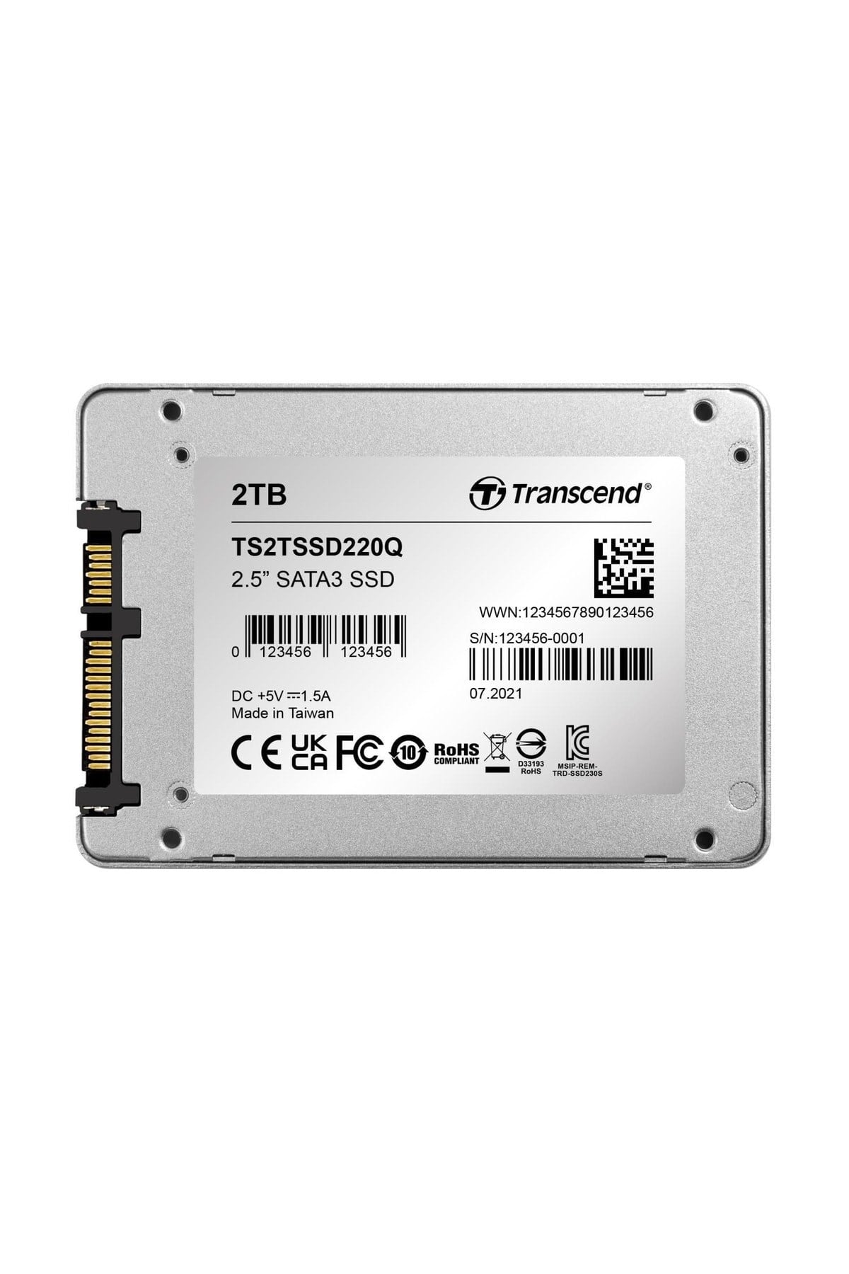 Ts2tssd220q 2tb 550-500mb/s Qlc Nand 2.5