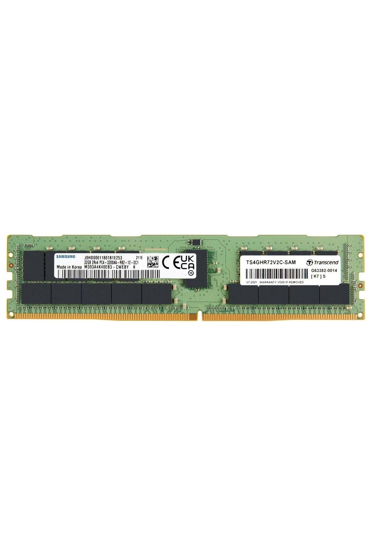 TS4GHR72V2C-SAM 32GB DDR4 3200 REG-DIMM 2Rx4 2Gx4 CL22 1.2V Server Ram