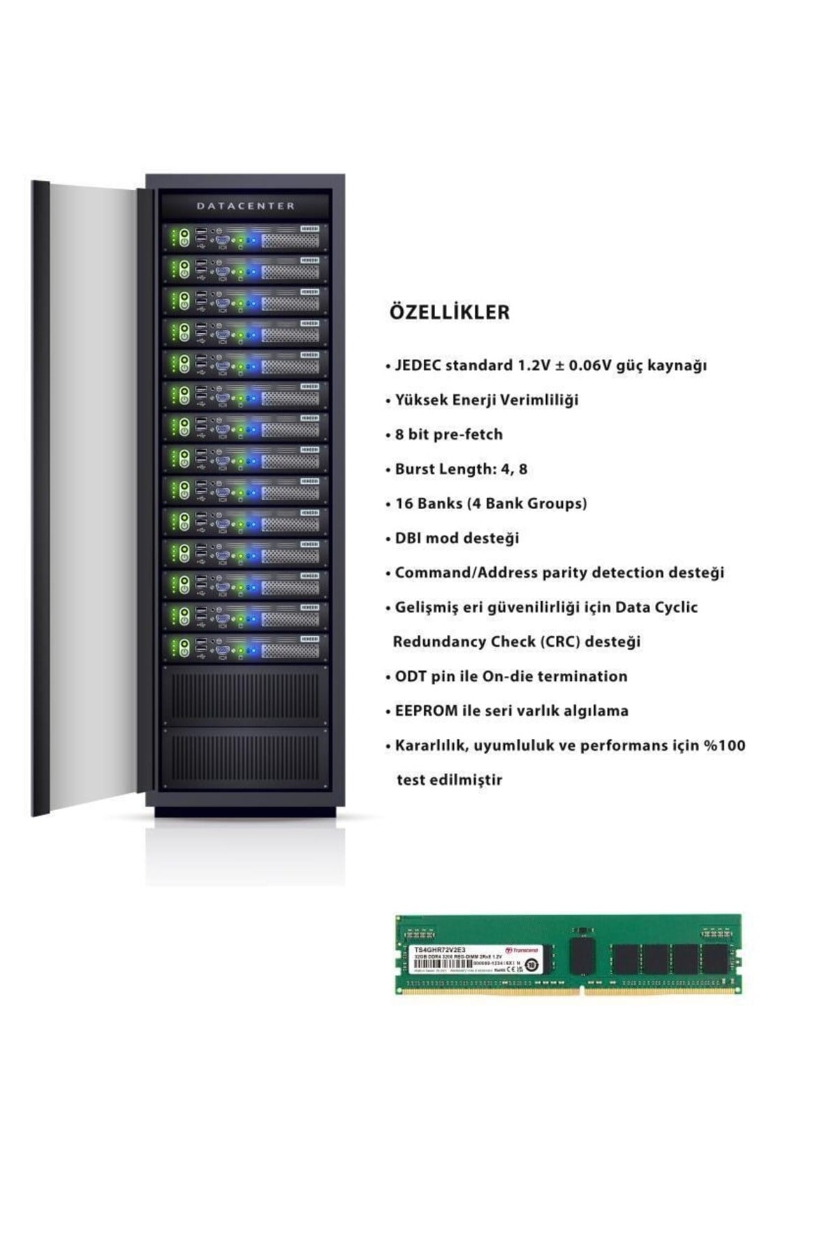 Ts4ghr72v2e3 32gb Ddr4 3200mhz 1.2v Cl22 Ecc Server Ram