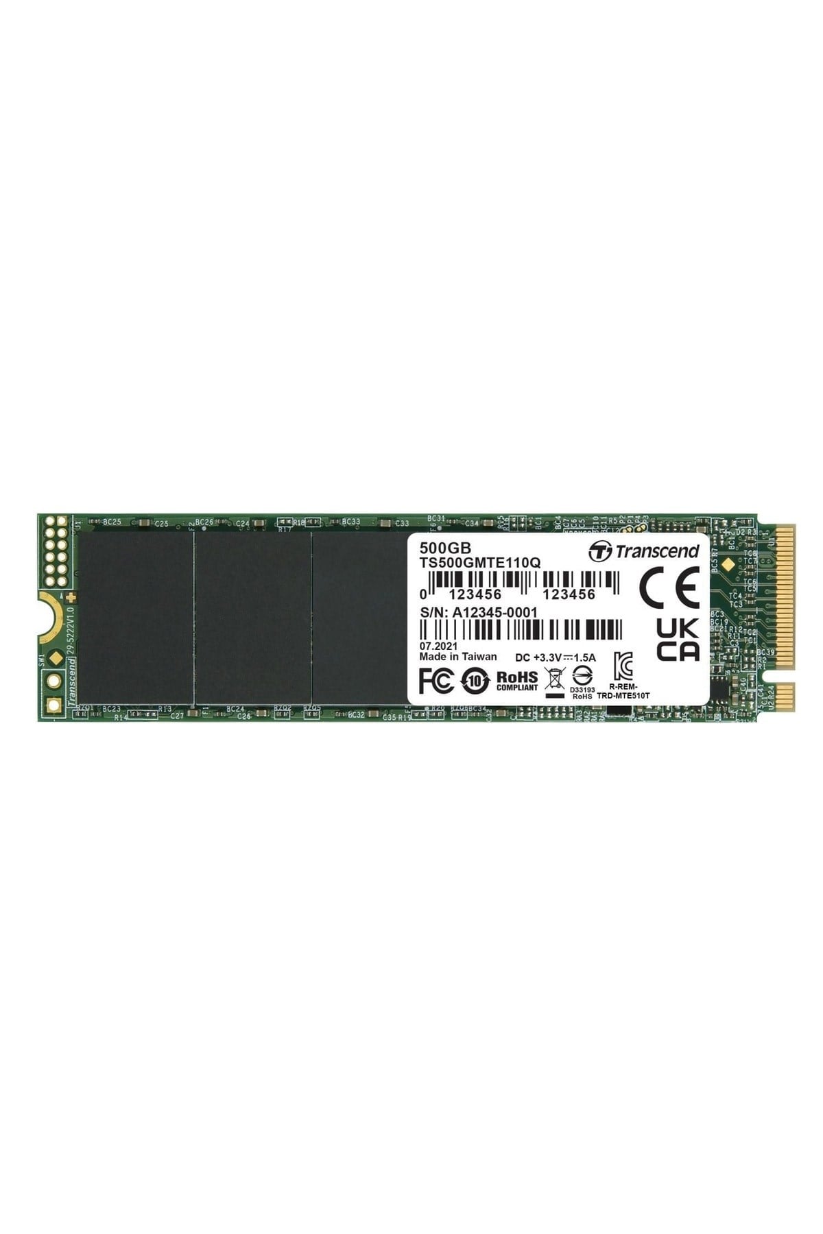 Ts500gmte110q 500gb 1900/900mb/s Pcıe Gen3x4 Qlc Nvme M.2 Ssd