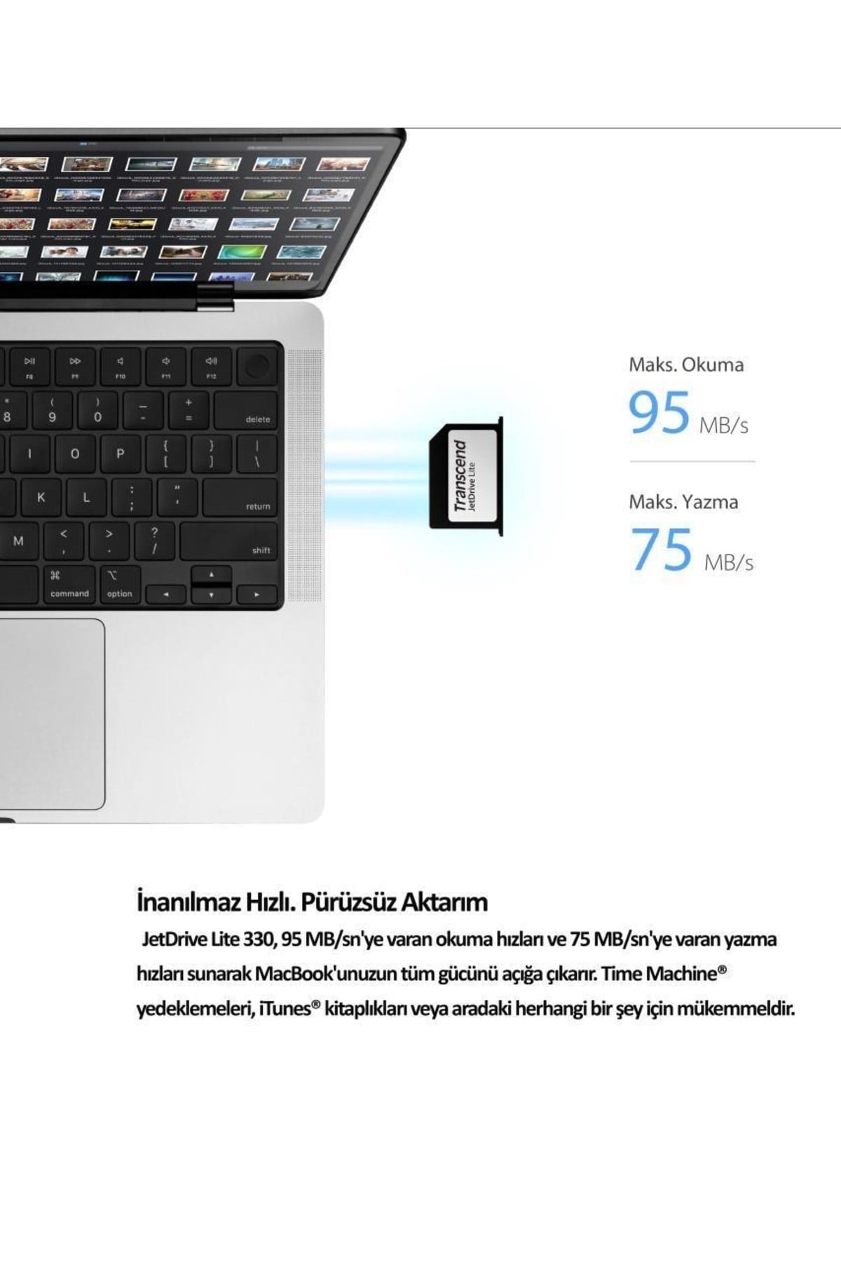 Ts512gjdl330 512 gb M1 Çip Uyumlu Macbook Hafıza Artırma Kartı