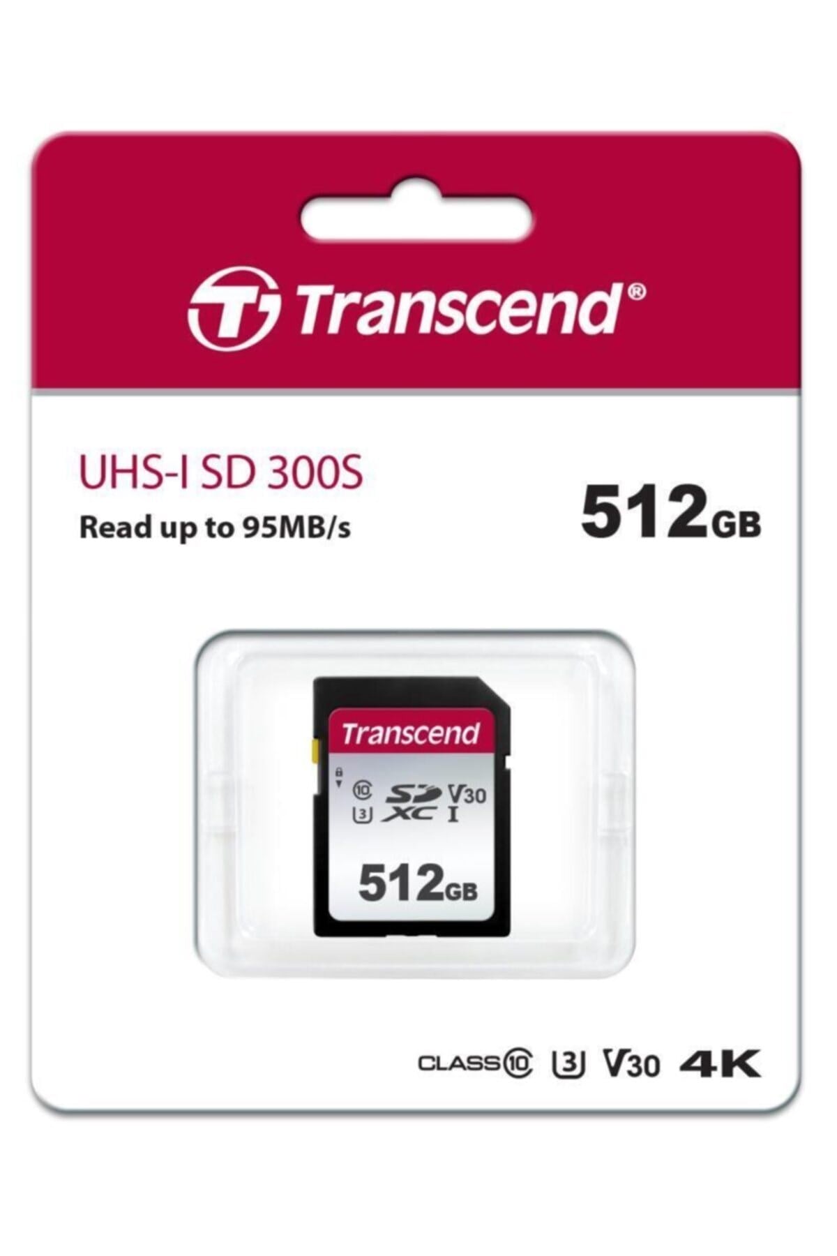 Ts512gsdc300s 512gb Sdxc/sdhc Uhs-ı U3 Sd Hafıza Kartı
