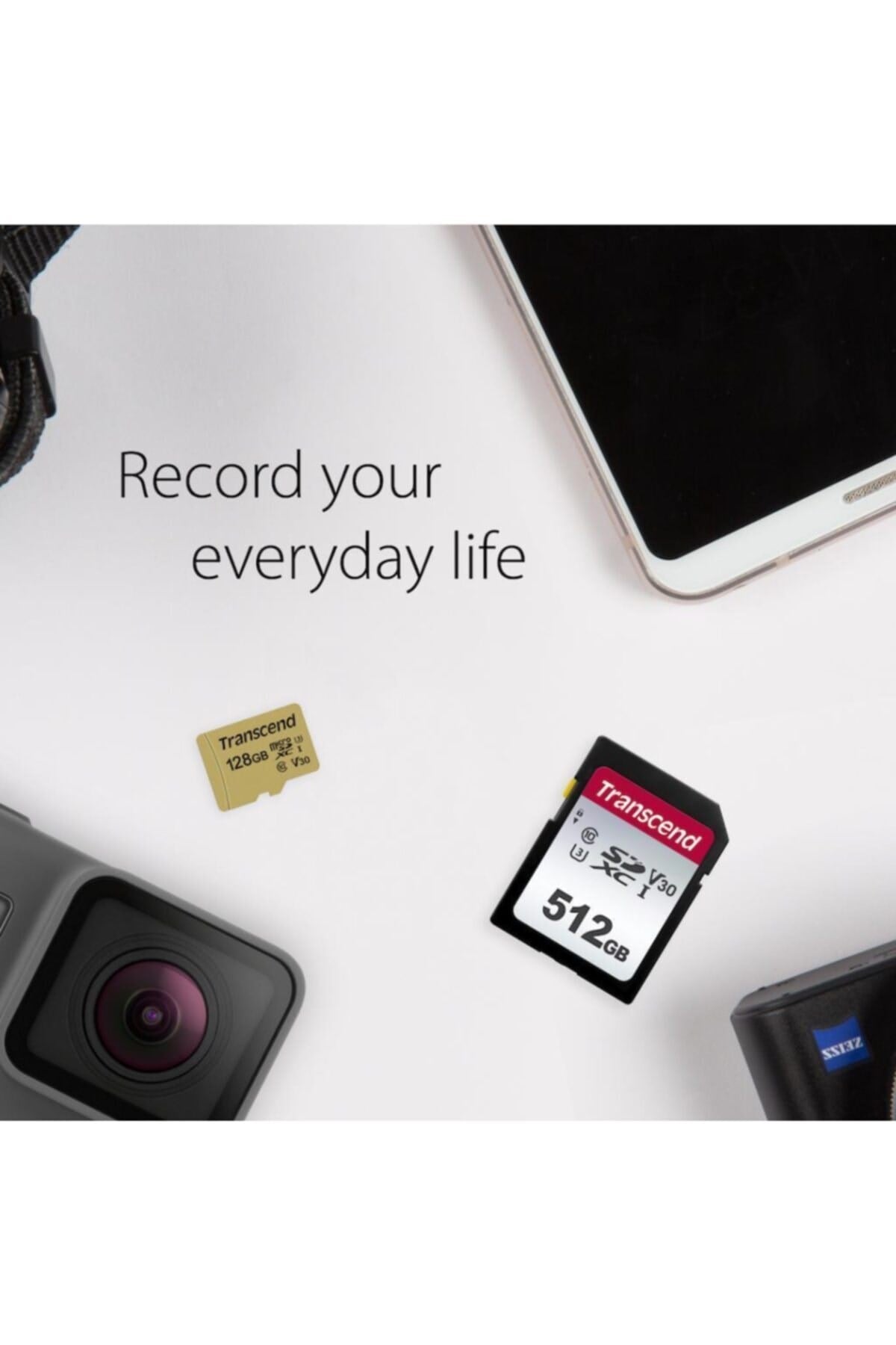Ts512gsdc300s 512gb Sdxc/sdhc Uhs-ı U3 Sd Hafıza Kartı