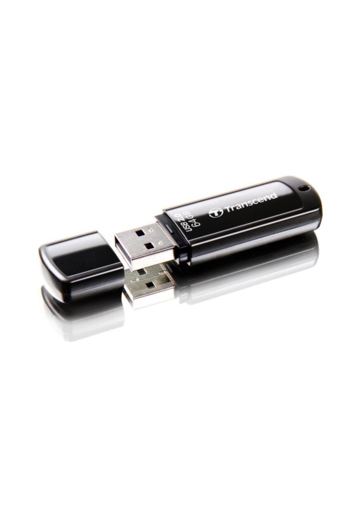 Ts64gjf350 64gb Pen Drive Usb2.0 Siyah Usb Bellek