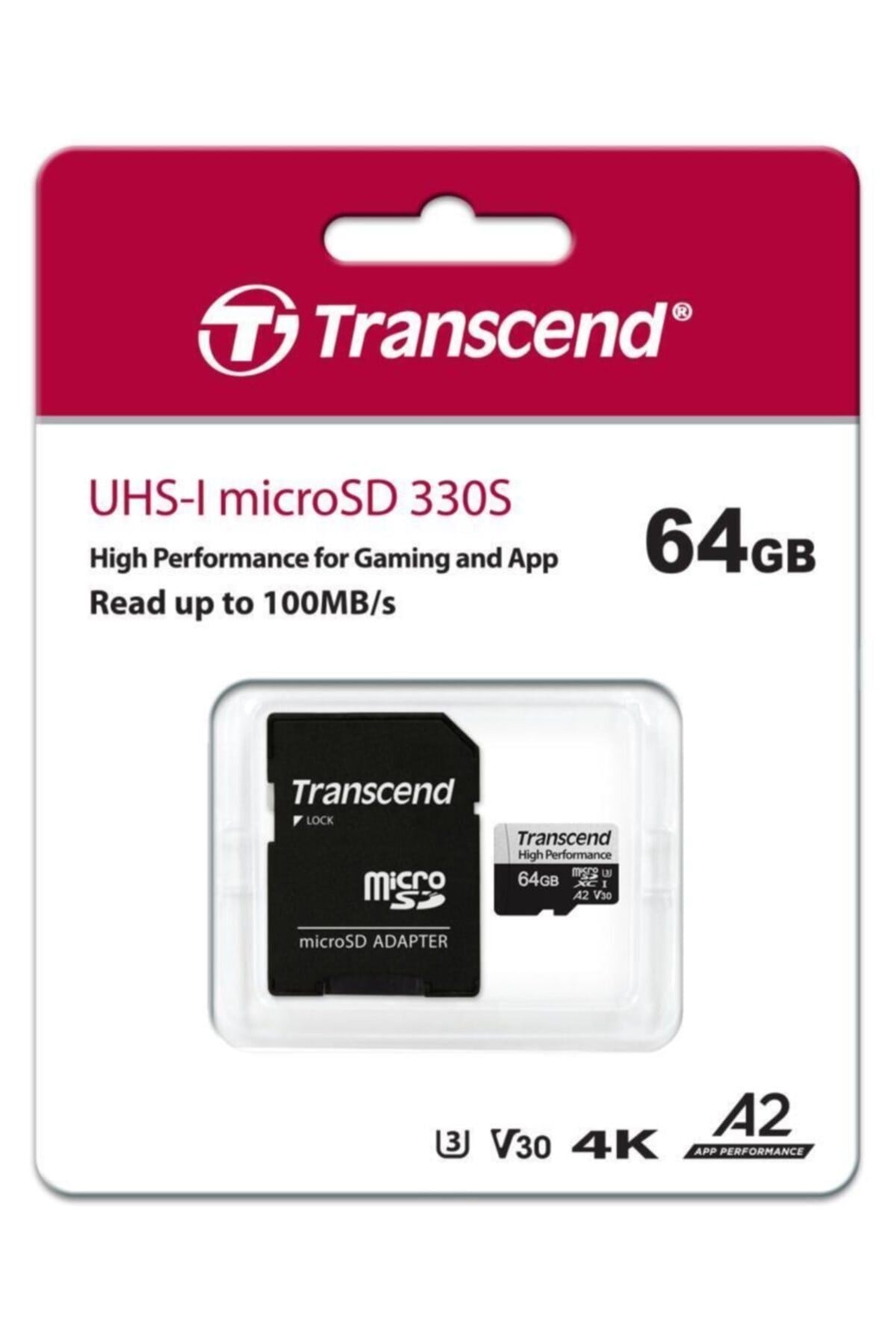 Ts64gusd330s 64gb Microsd Uhs-ı U3 A2 Hafıza Kartı
