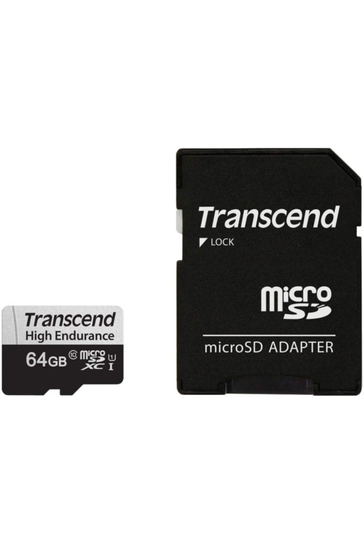 Ts64gusd350v 64gb High Endurance U1 Sürekli Kayıt Microsd Hafıza Kartı