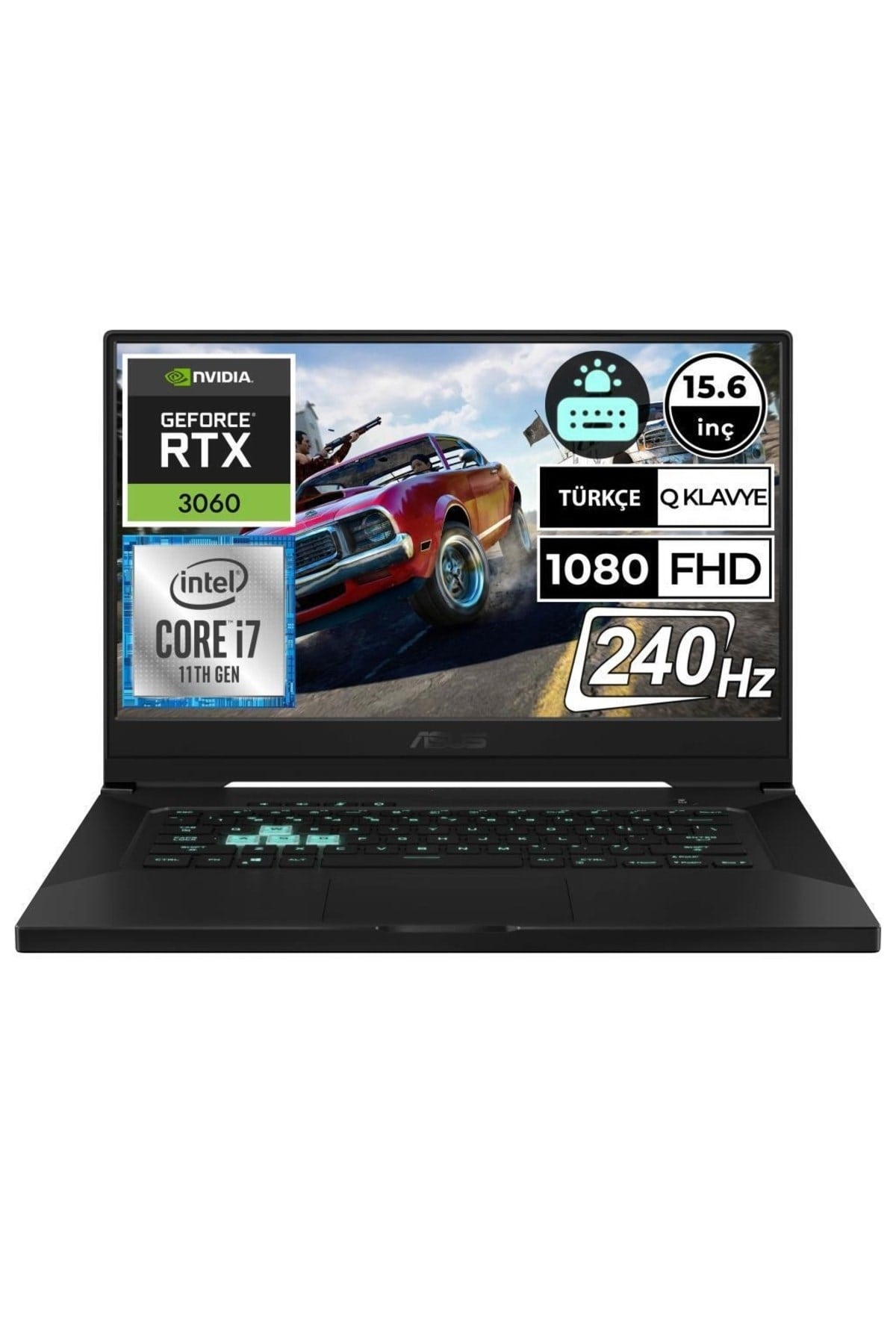 Tuf Dash F15 Fx516pm-az077a5 I7-11370h 24gb 512ssd+1tbssd Rtx3060 15.6