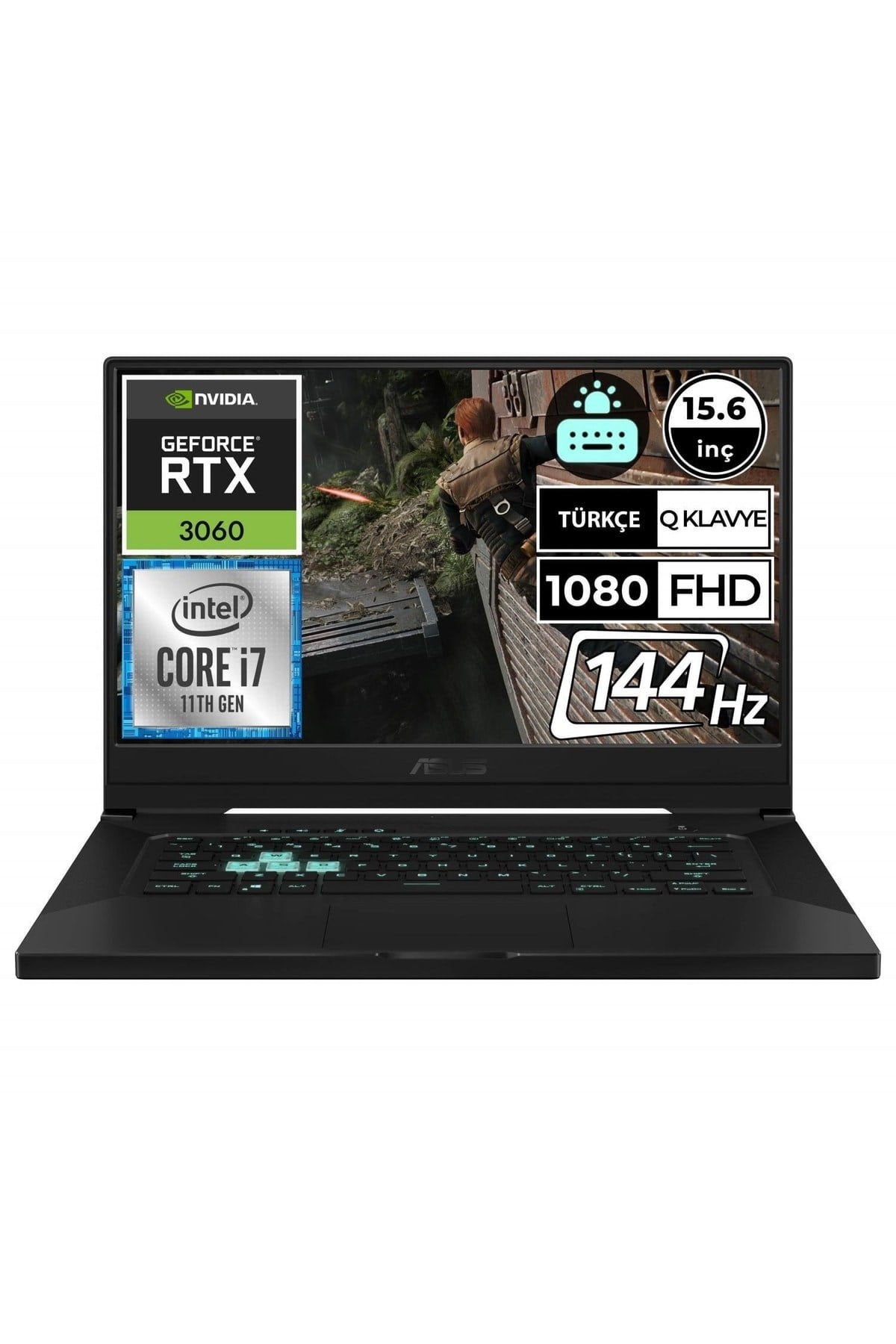 Tuf Dash F15 Fx516pm-hn025a1 I7-11370h 16gb 1tbssd Rtx3060 15.6