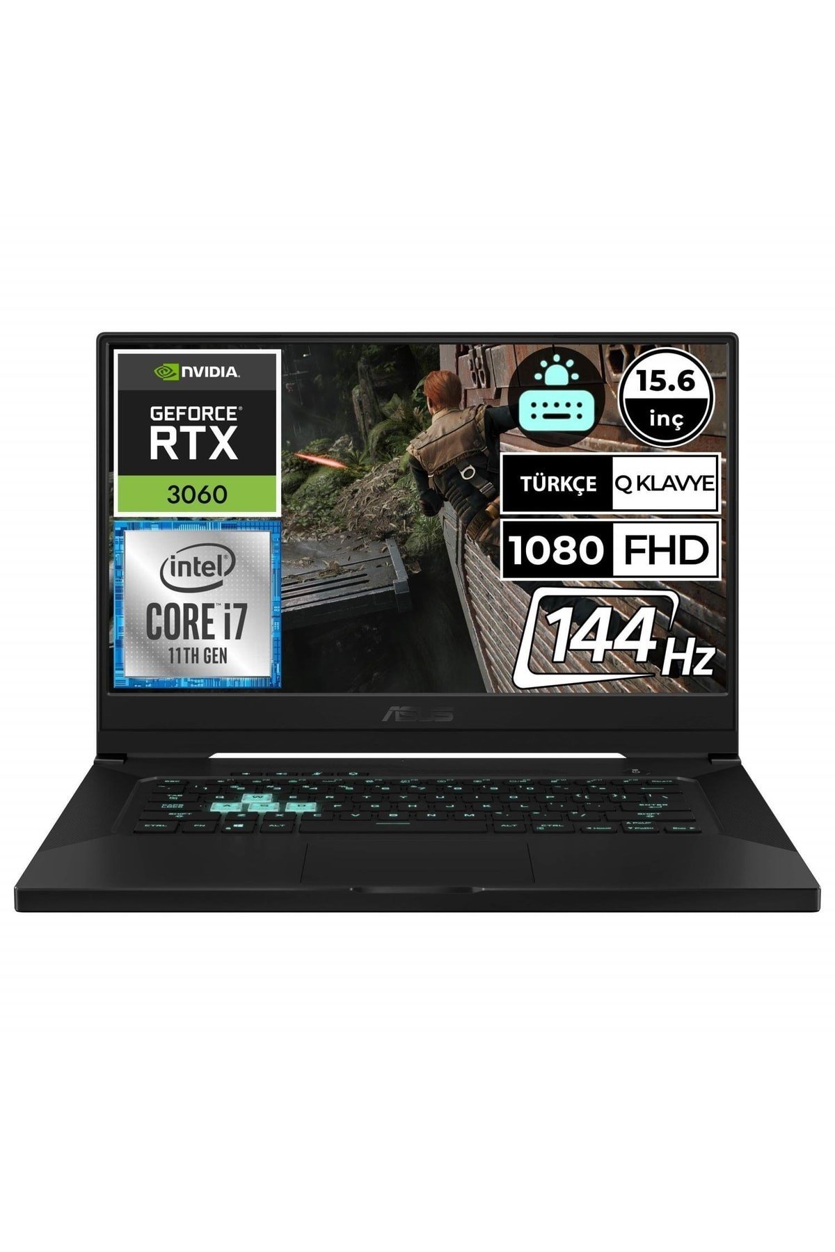 Tuf Dash F15 Fx516pm-hn025a7 I7-11370h 32gb 512ssd Rtx3060 15.6