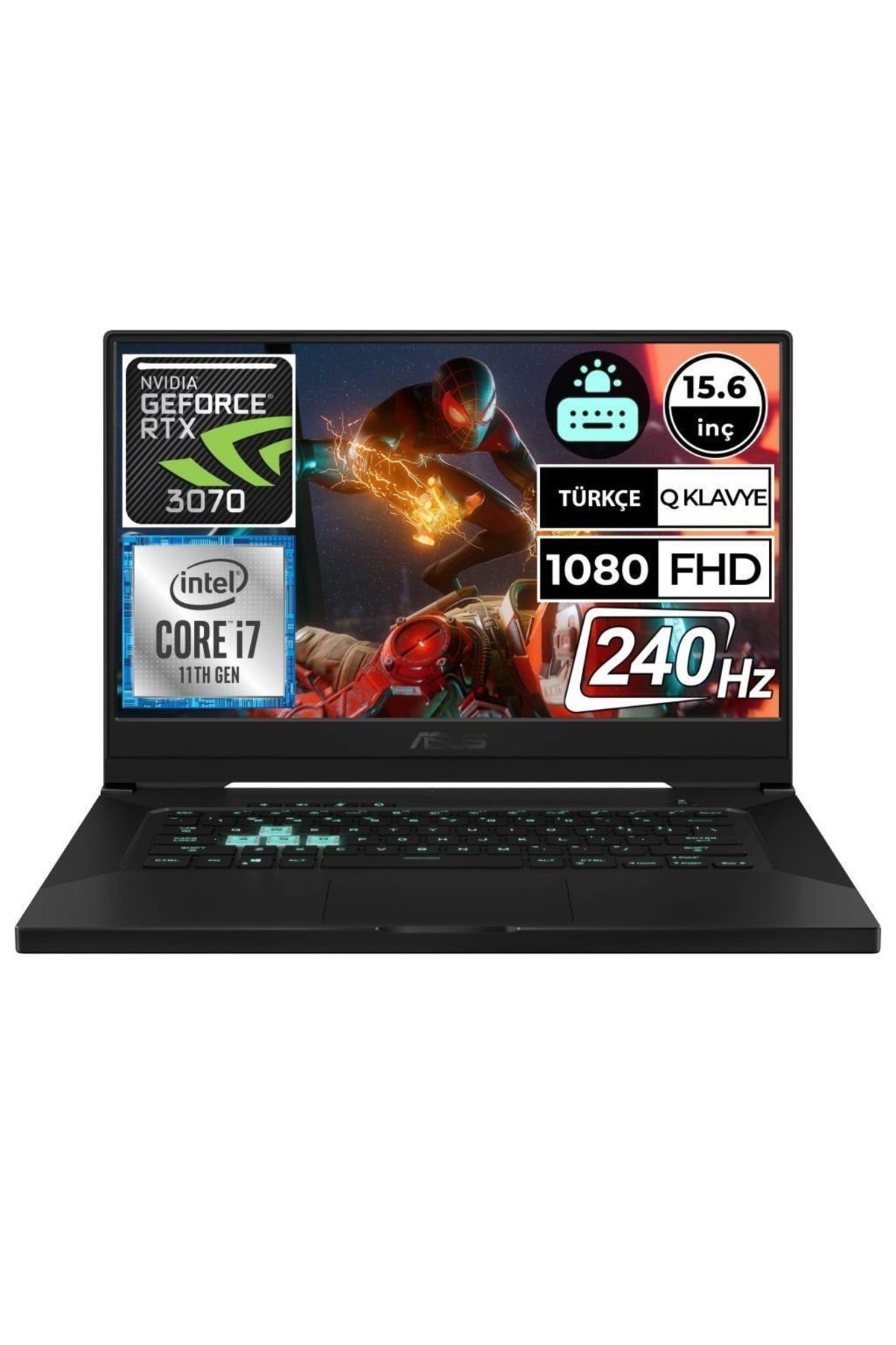 Tuf Dash F15 Fx516pr-ga24f I7-11370h 16gb 1tbssd Rtx3070 15.6