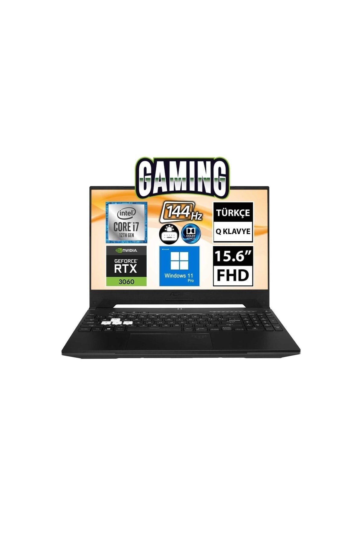 Tuf Dash F15 Fx517zm-hn118a9 I7-12650h 16gb 512ssd Rtx3060 15.6