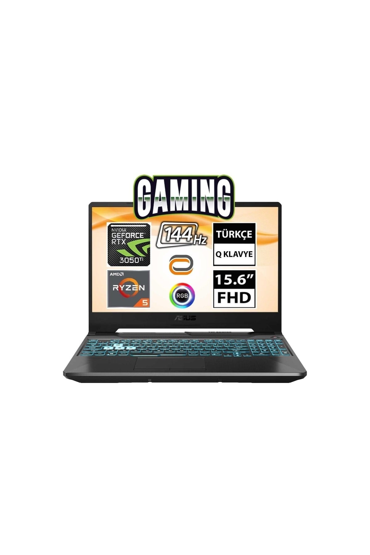 Tuf Gaming A15 Fa506ıeb-hn041a4 Ryzen5 4600h 16gb 1tbssd Rtx3050ti 15.6
