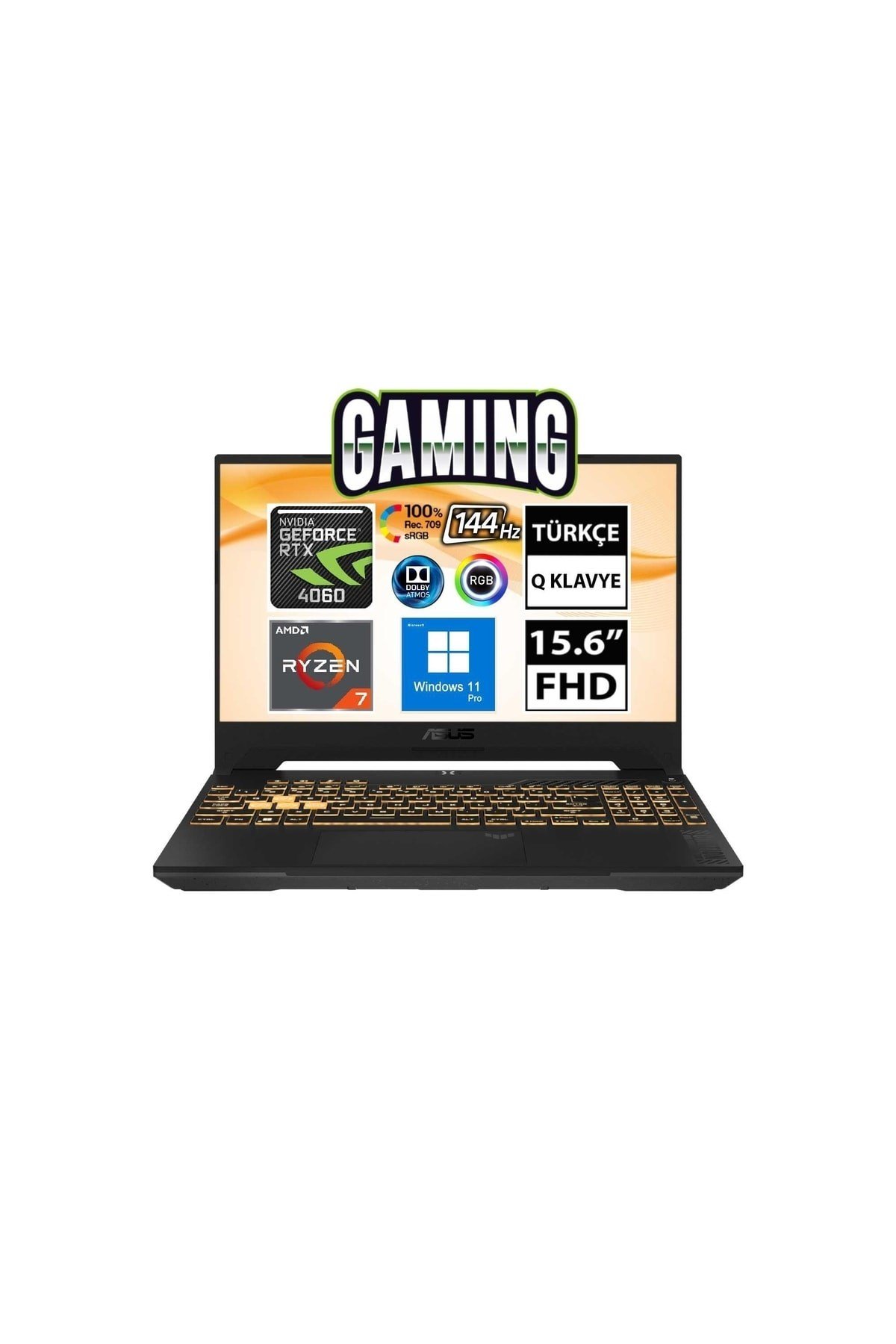 Tuf Gaming A15 Fa507nv-lp037a11 Ryzen7 7735hs 64gb 1tbssd Rtx4060 15.6