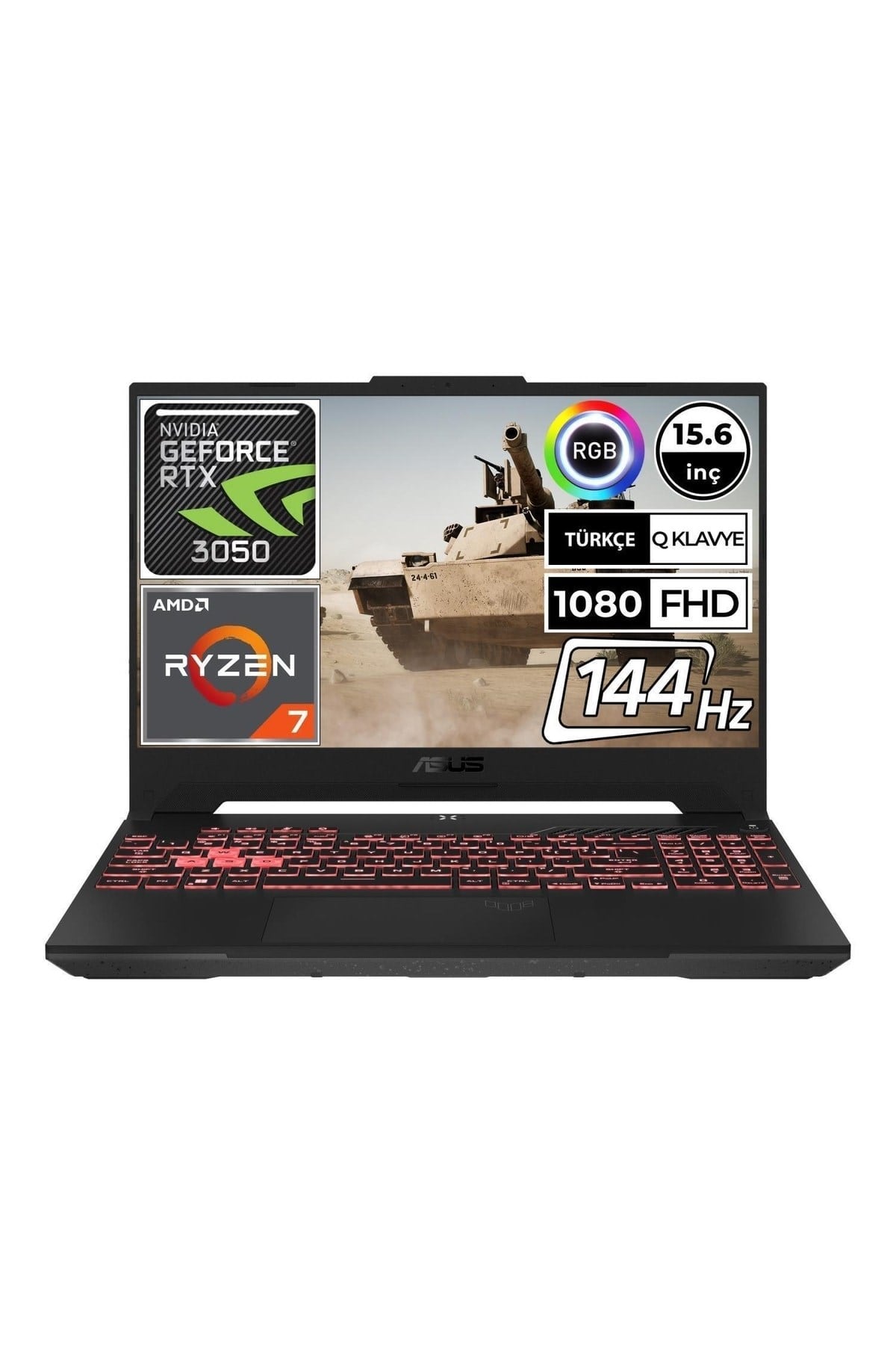 Tuf Gaming A15 Fa507rc-hn058a8 Ryzen7 6800h 64gb 512ssd+1tbssd Rtx3050 15.6