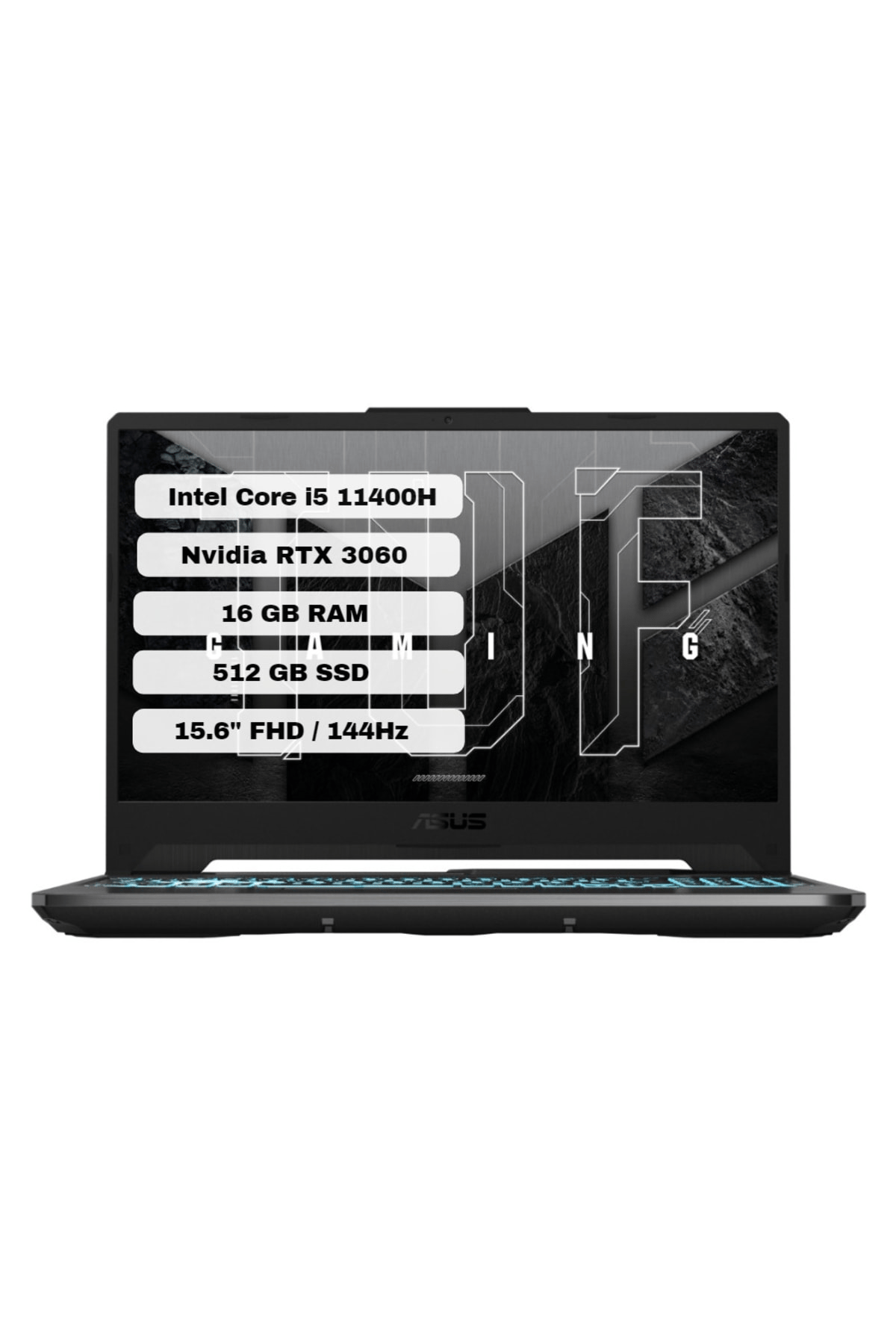 Tuf Gaming F15 Fx506hm-hn114 I5 11400h 16gb 512gb Ssd Rtx3060 Dos 15.6