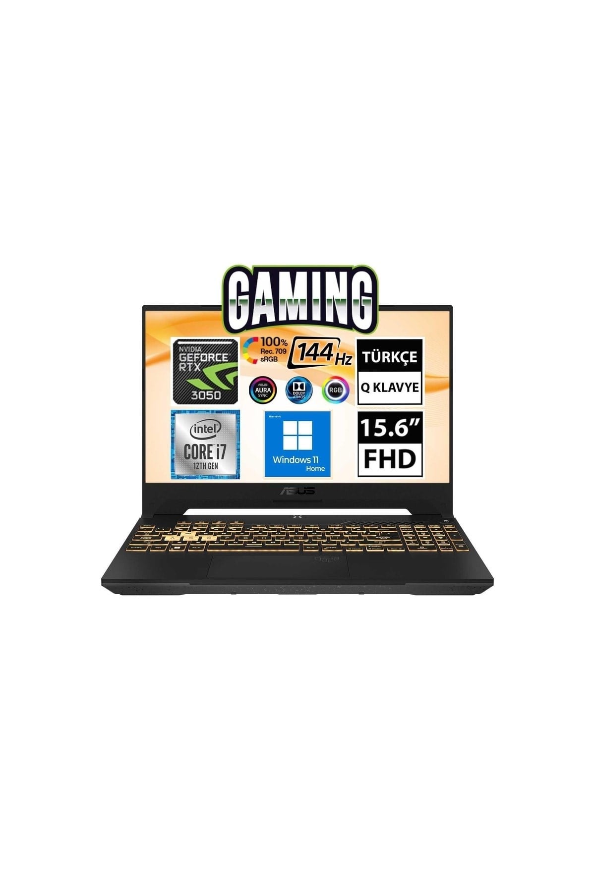 Tuf Gaming F15 Fx507zc4-hn008w01 I7-12700h 16gb 1tbssd Rtx3050 15.6