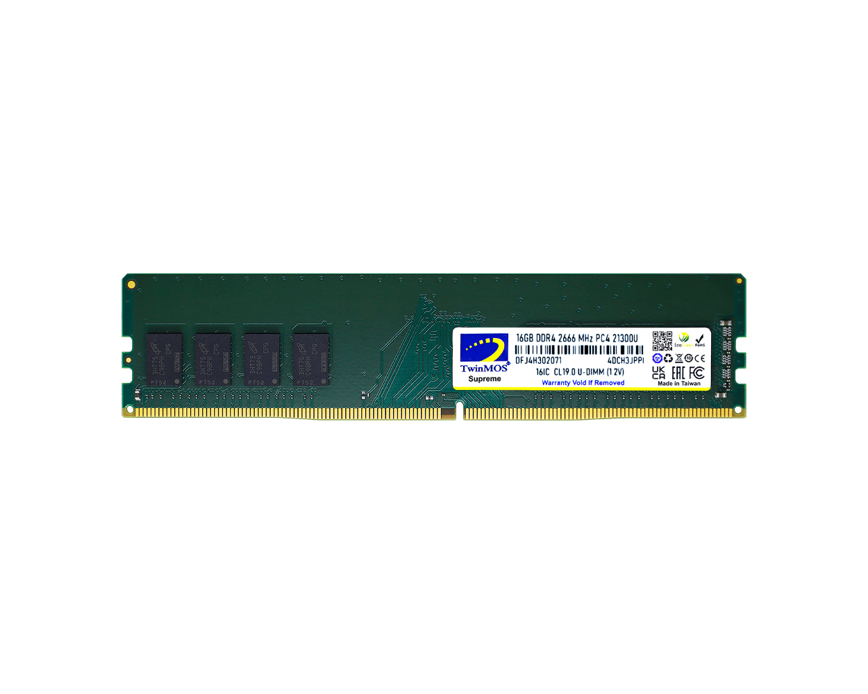 TWINMOS MDD416GB2666DWO 16GB (Tek Parça) DDR4 2666Mhz PC Bellek