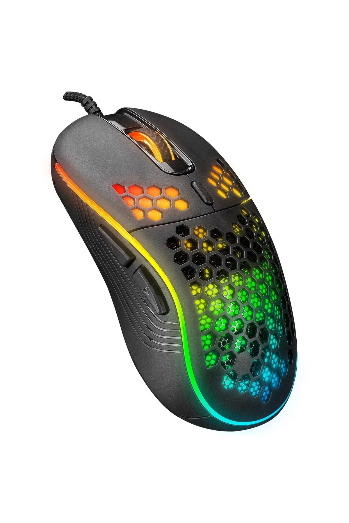 Tx Sm-g66 X-hole Usb Siyah 7d Optik 8000dpi Led Işıklı Gaming Oyuncu Mouse Tex Yeni Model Desen 7