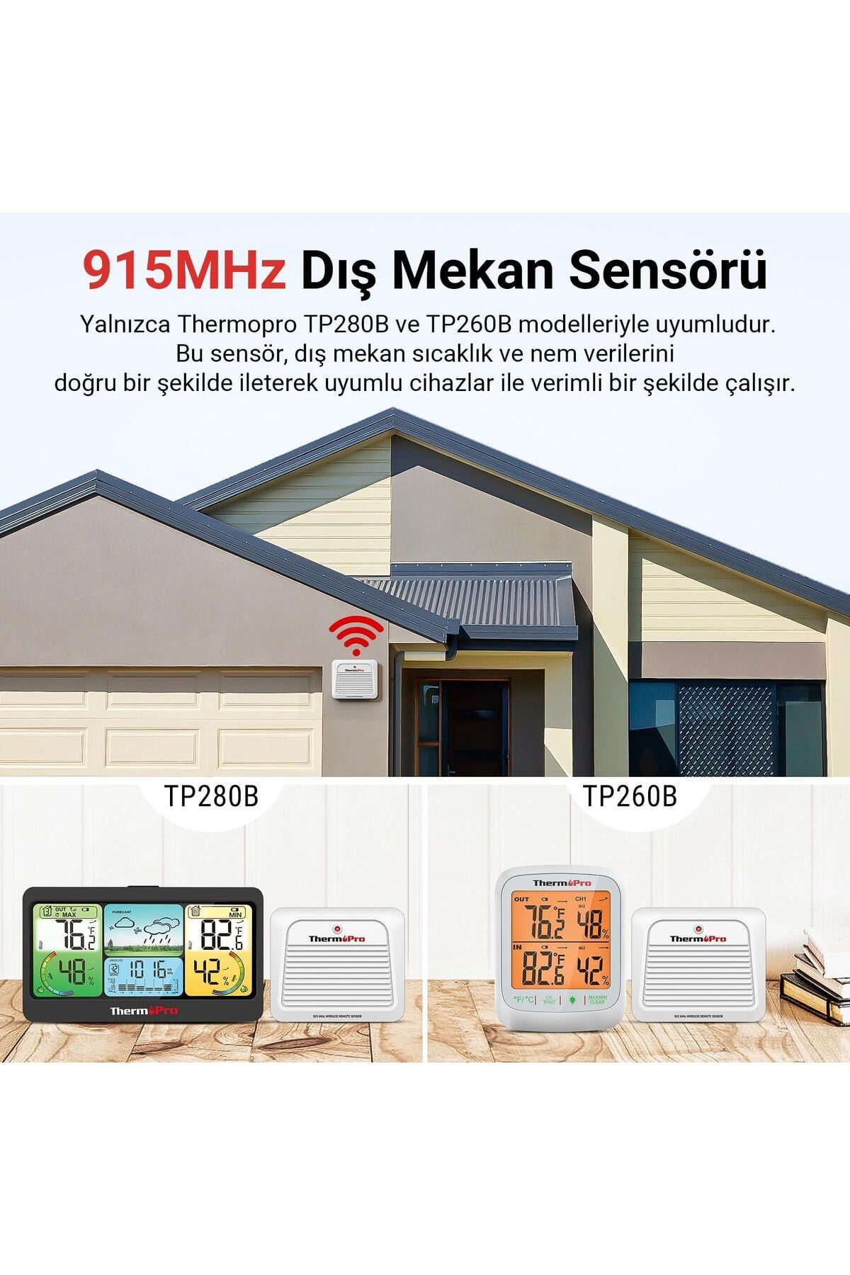 TX7B İlave Dış Sensör (TP280B,TP260B için)