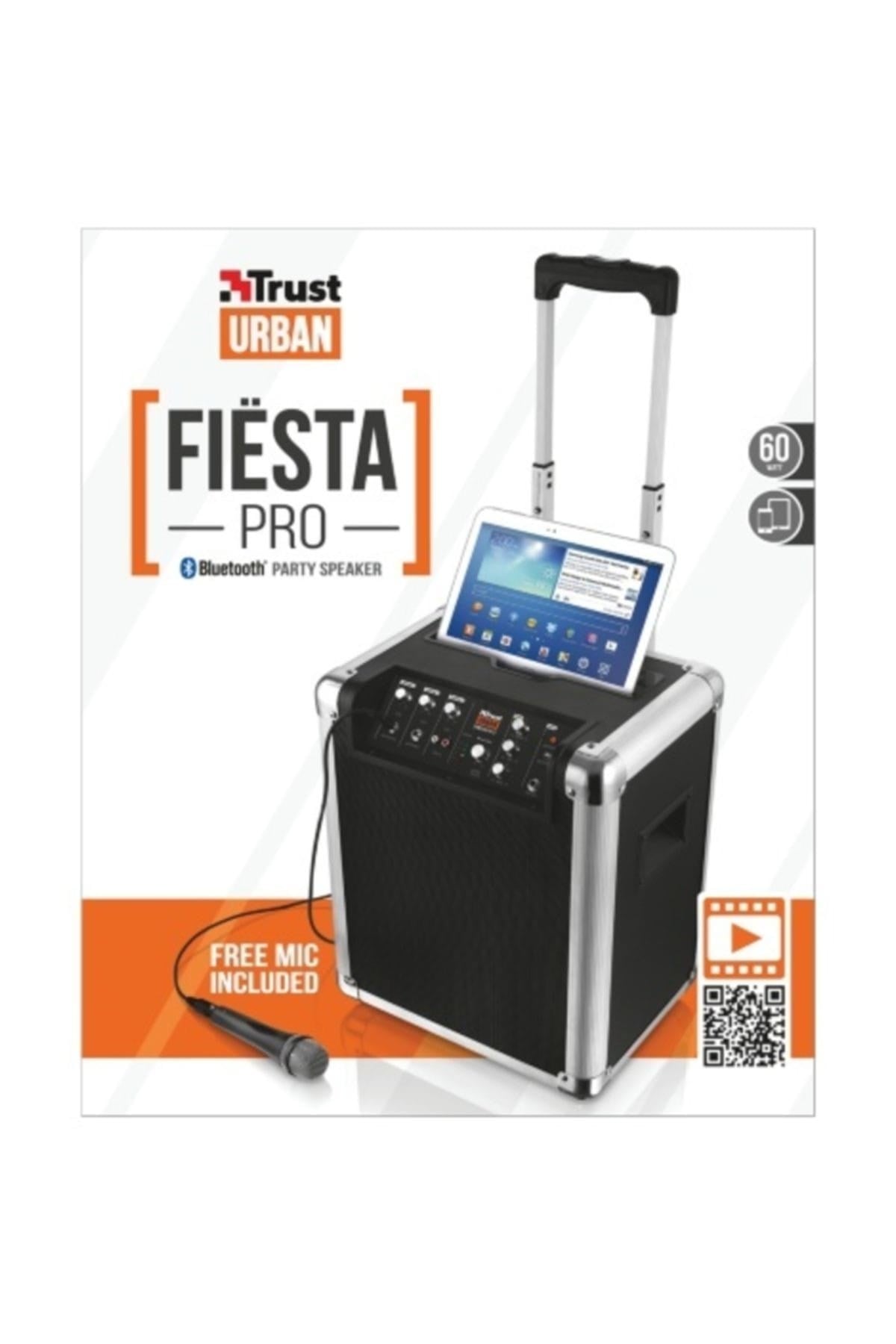 URBAN 20341 FIESTA PROFESYONEL BLUETOOTH WIRELESS PARTİ HOPARLÖRÜ-SİYAH