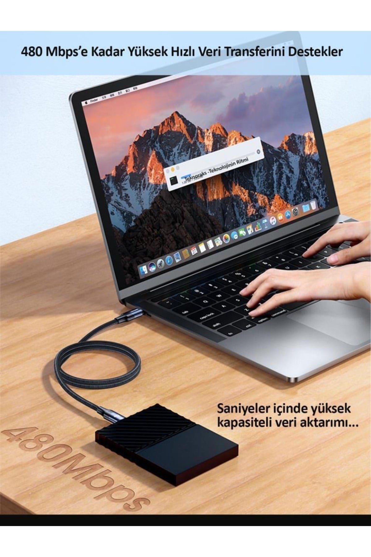 Us-cc110b 65w Gan Şarj Başlığı + Us-sj524 100w Type-c Çipli, Notebook Şarjı Ve Hızlı Şarj Kiti