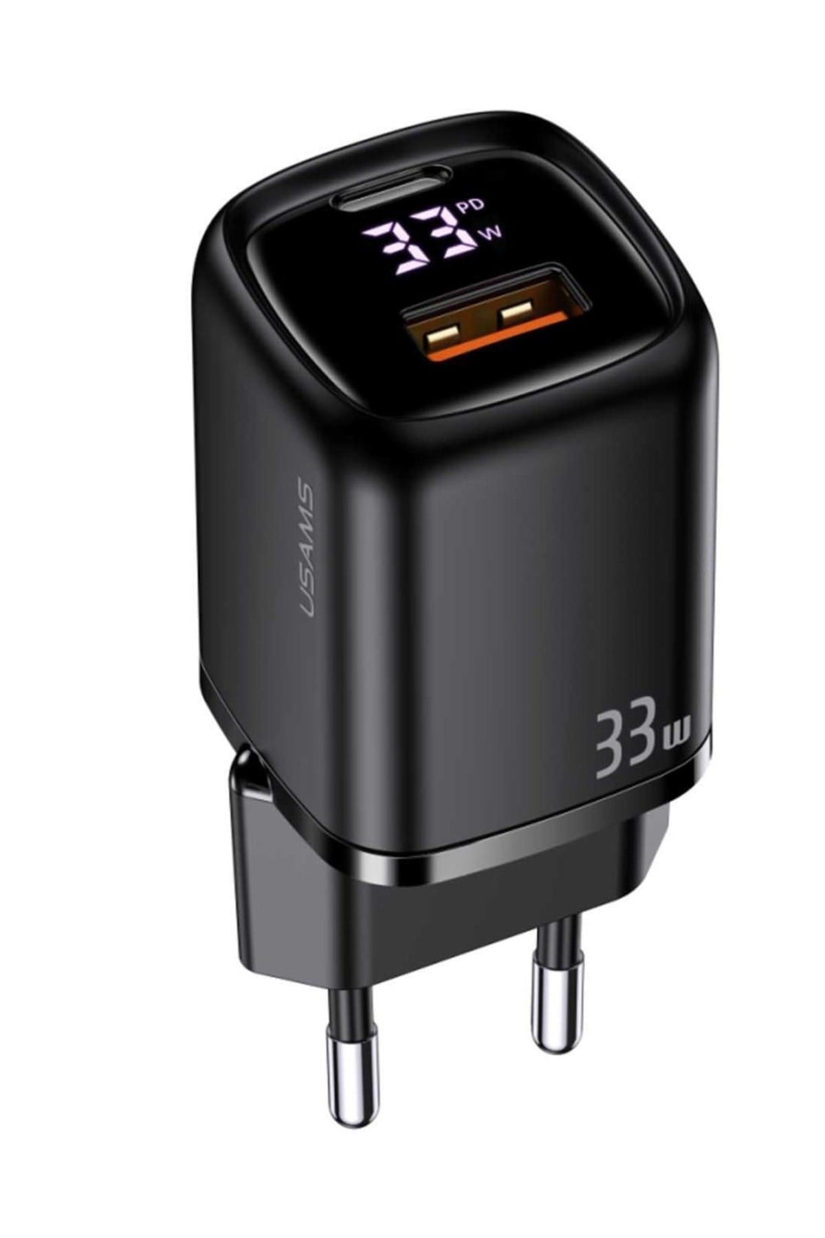 Us-cc152b 33w Şarj Başlığı + Us-sj544 66w Type-c Göstergeli, Çipli Hızlı Şarj Kiti