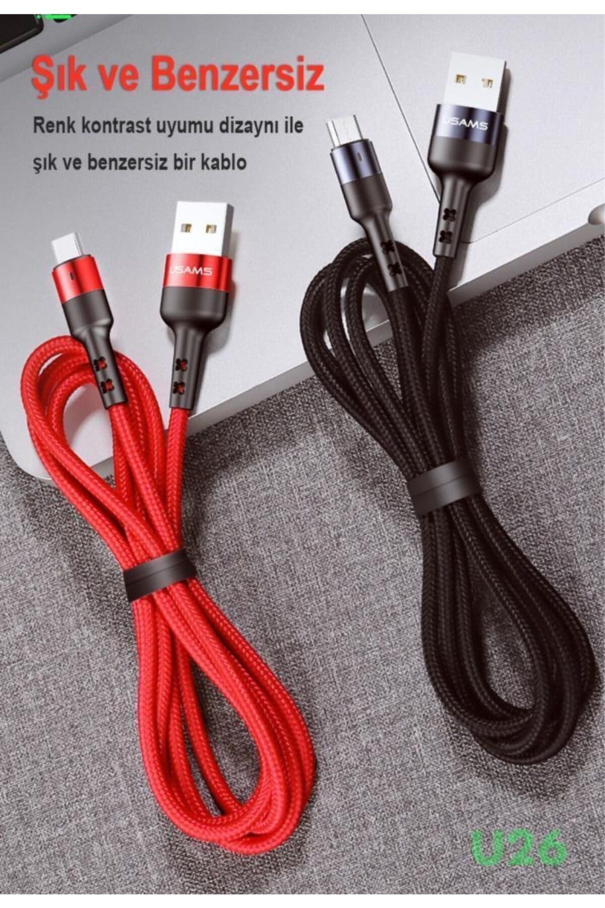 Us-sj311 1.2m Usb To Lightning Güçlendirilmiş Örgülü Şarj Ve Data Kablosu