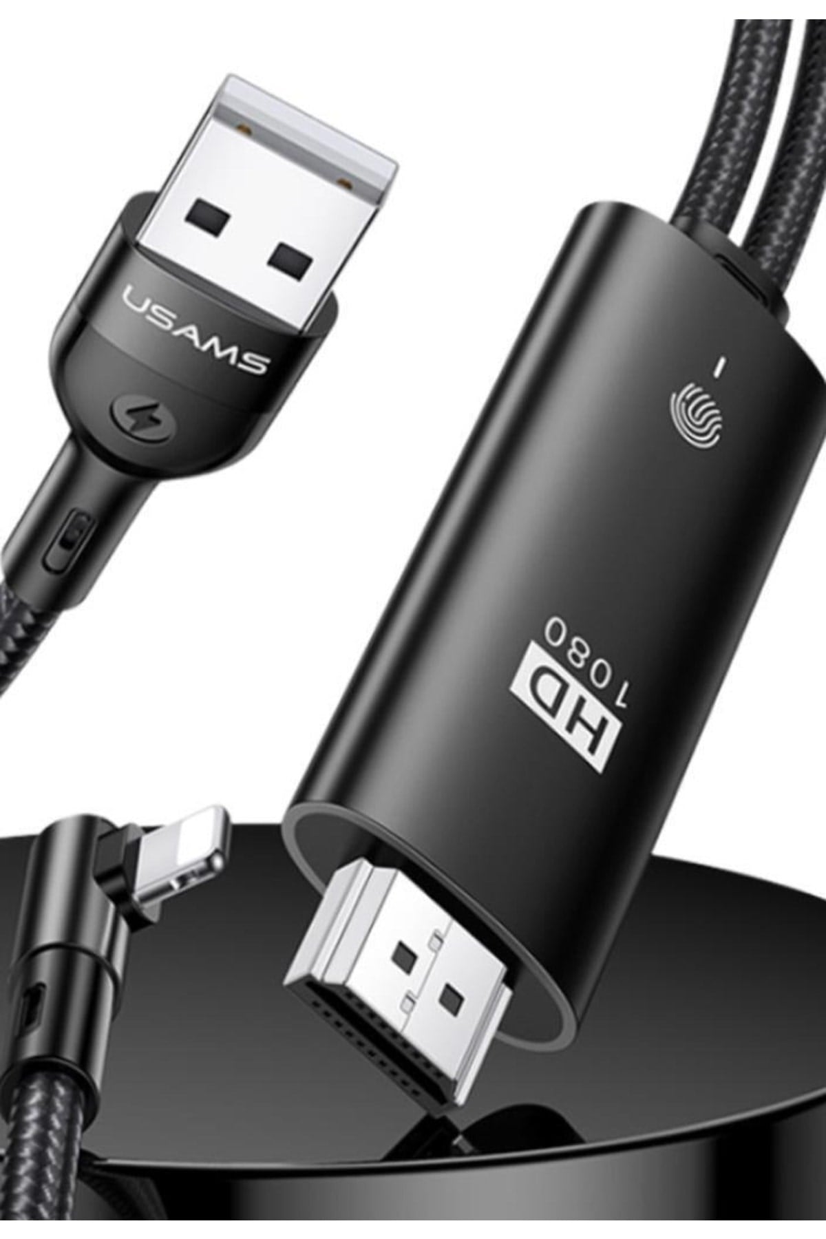 Us-sj442 U53 2m Fullhd Lightning To Hdmı, Iphonedan Tvye Ses Ve Görüntü Aktarma Kablosu