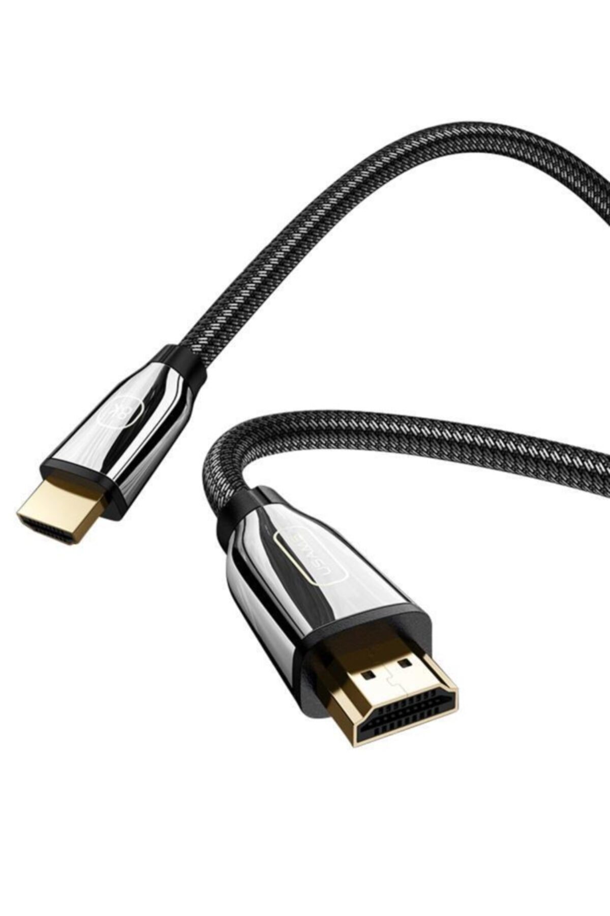 Us-sj497 Örgülü 2m 8k Ultra Hd, Hdmı To Hdmı 2.1 Altın Kaplama Hdmı Kablo