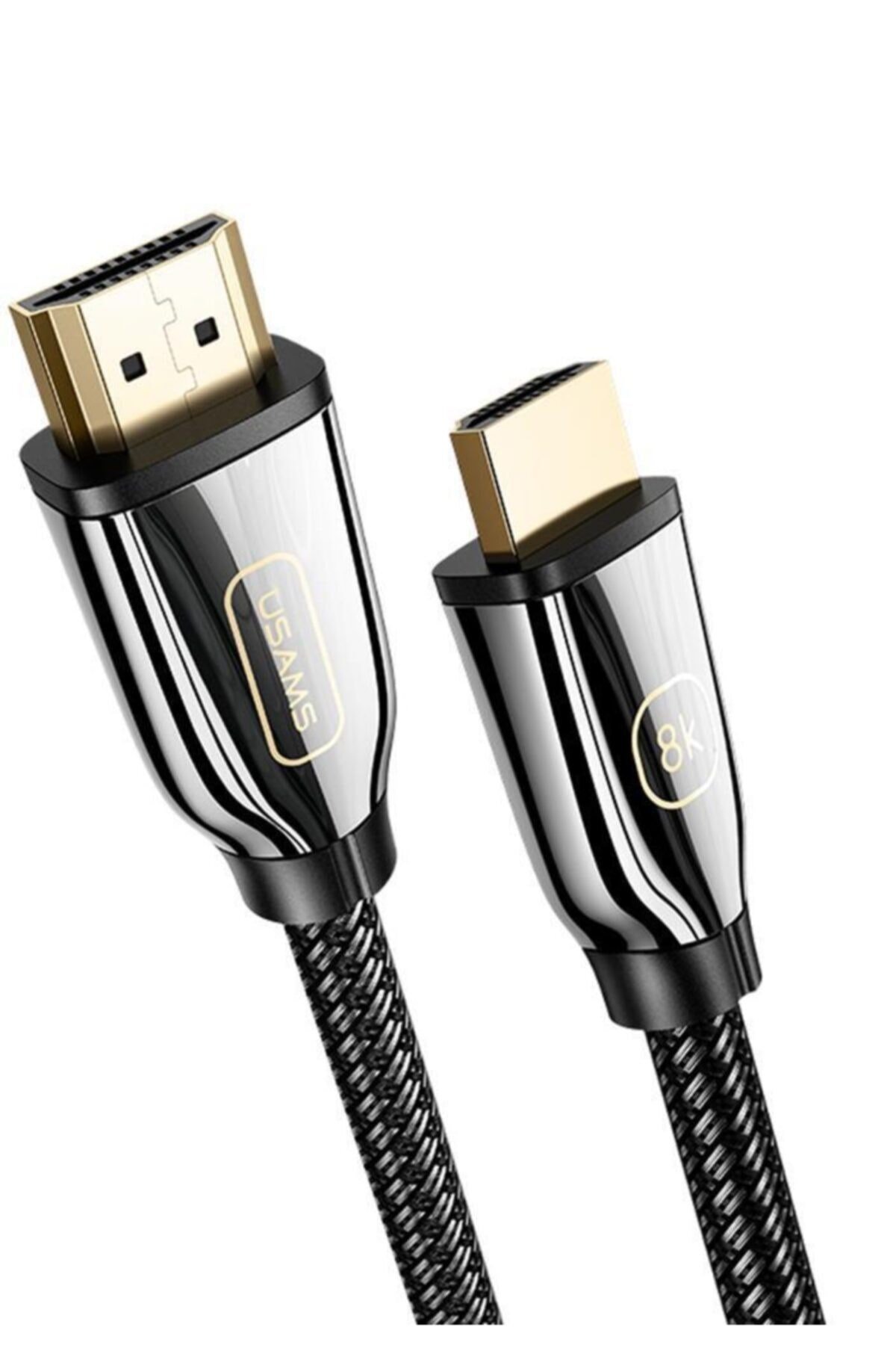 Us-sj497 Örgülü 2m 8k Ultra Hd, Hdmı To Hdmı 2.1 Altın Kaplama Hdmı Kablo