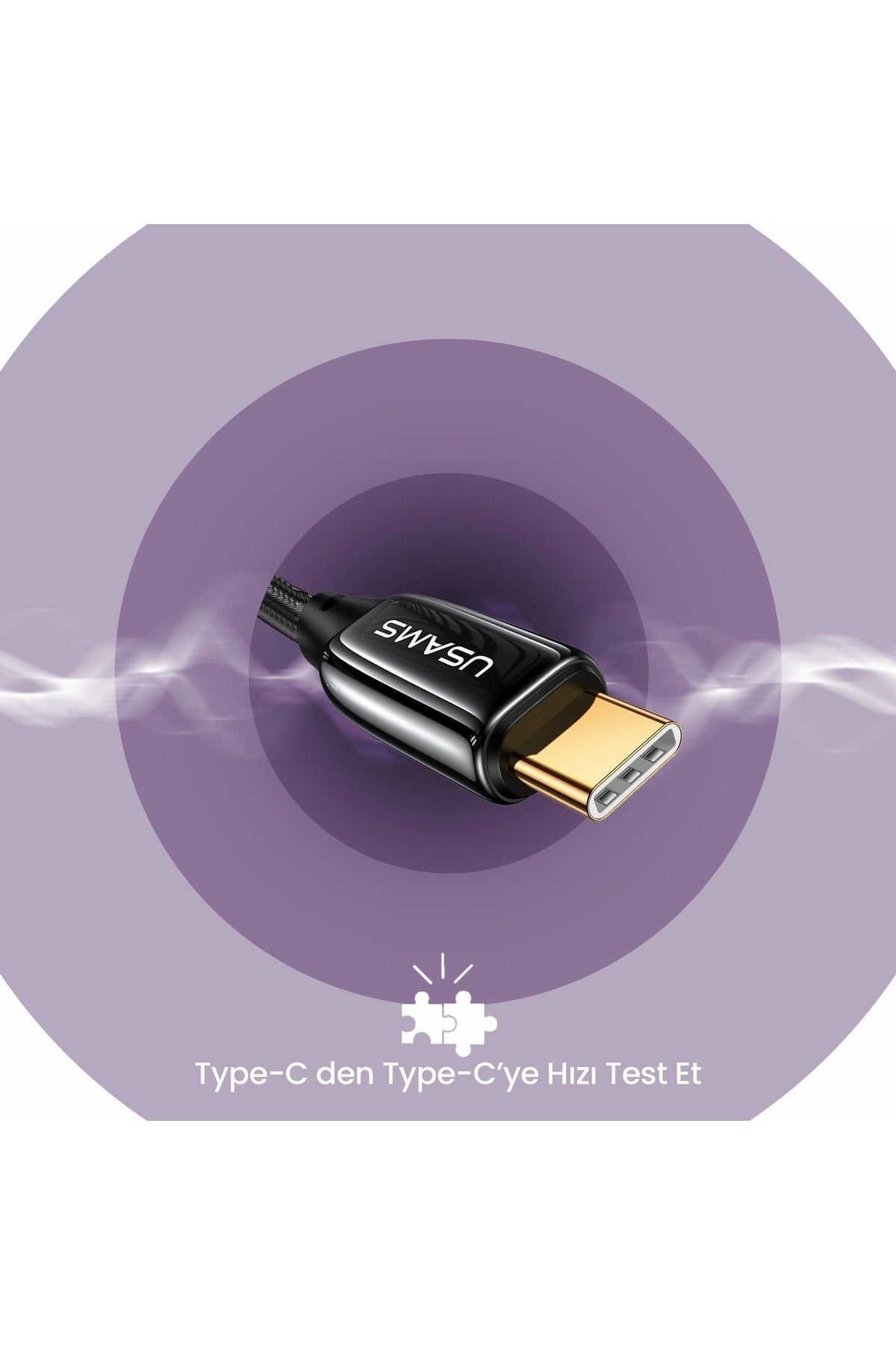 Us-sj581 Pd3.1 Type-c To Type-c Çinko Alaşım 240w Hızlı Şarj Ve Data Kablosu 2m