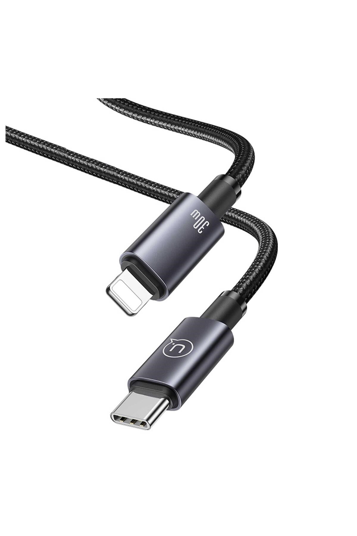 US-SJ662 1.2m PD 30W Type-C to Lightning iPhone Hızlı Şarj ve Data Kablosu