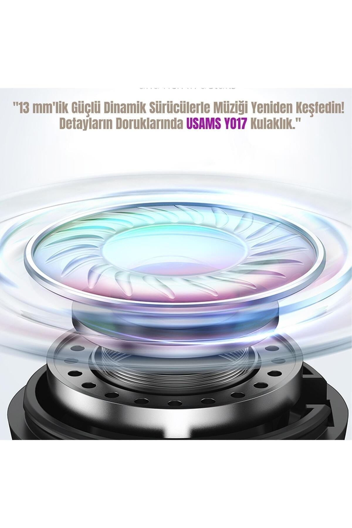 US-YO17 IOS/Android Uyumlu BT5.3 TWS Bluetooth Kulaklık-Bej