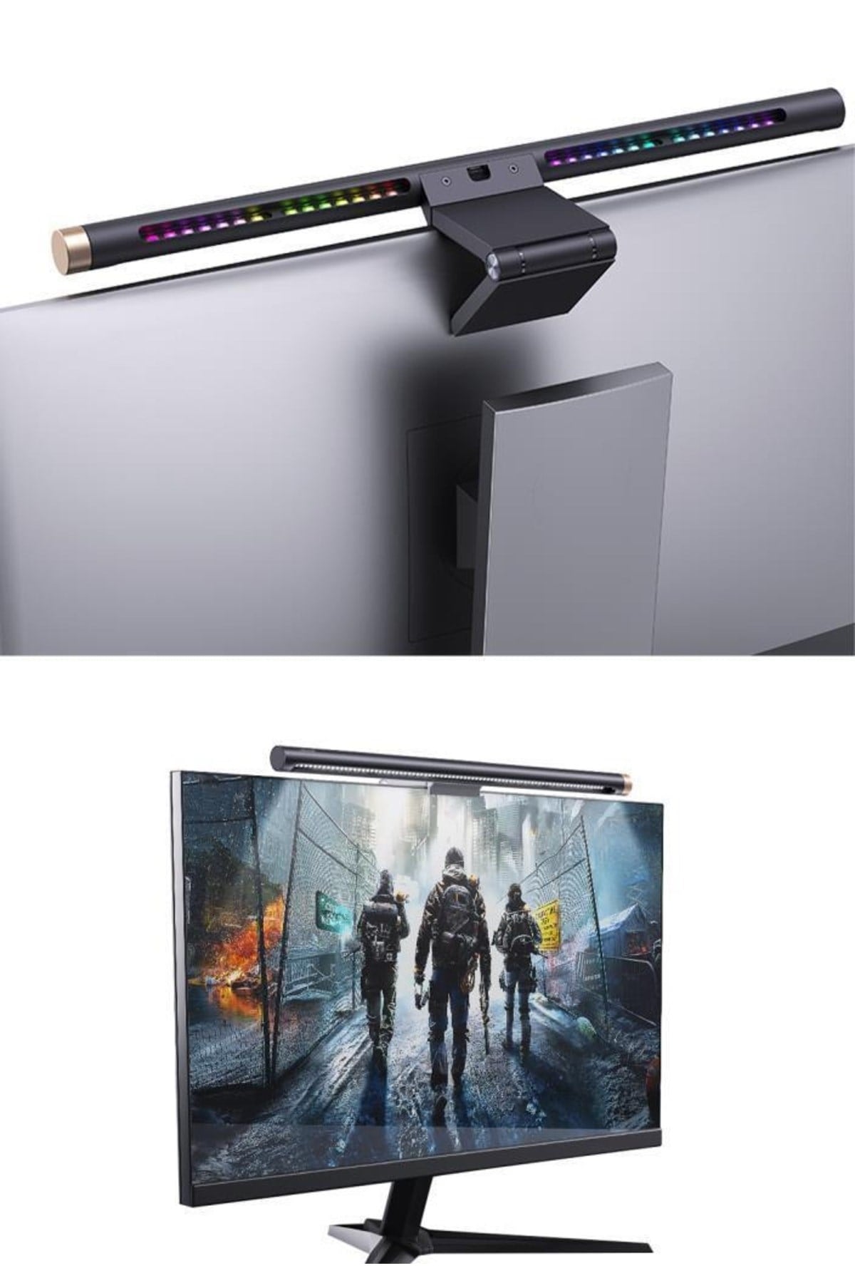 Us-zb224 Klavye Ve Rgb Ambiyans Aydınlatmalı Gaming Led Bar Işık