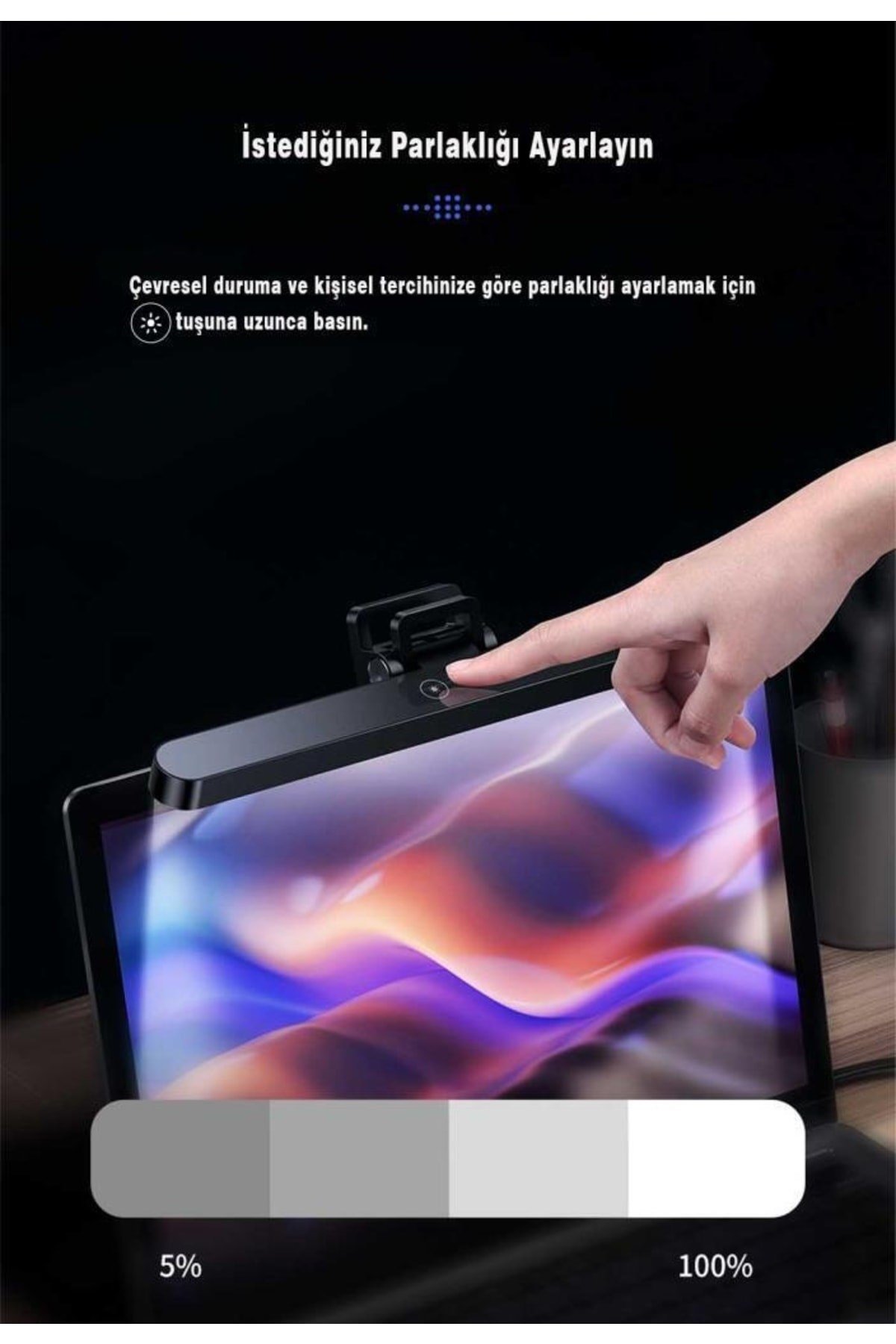Us-zb236 Akıllı Göz Korumalı Notebook Klavye Aydınlatması Led Bar Işık