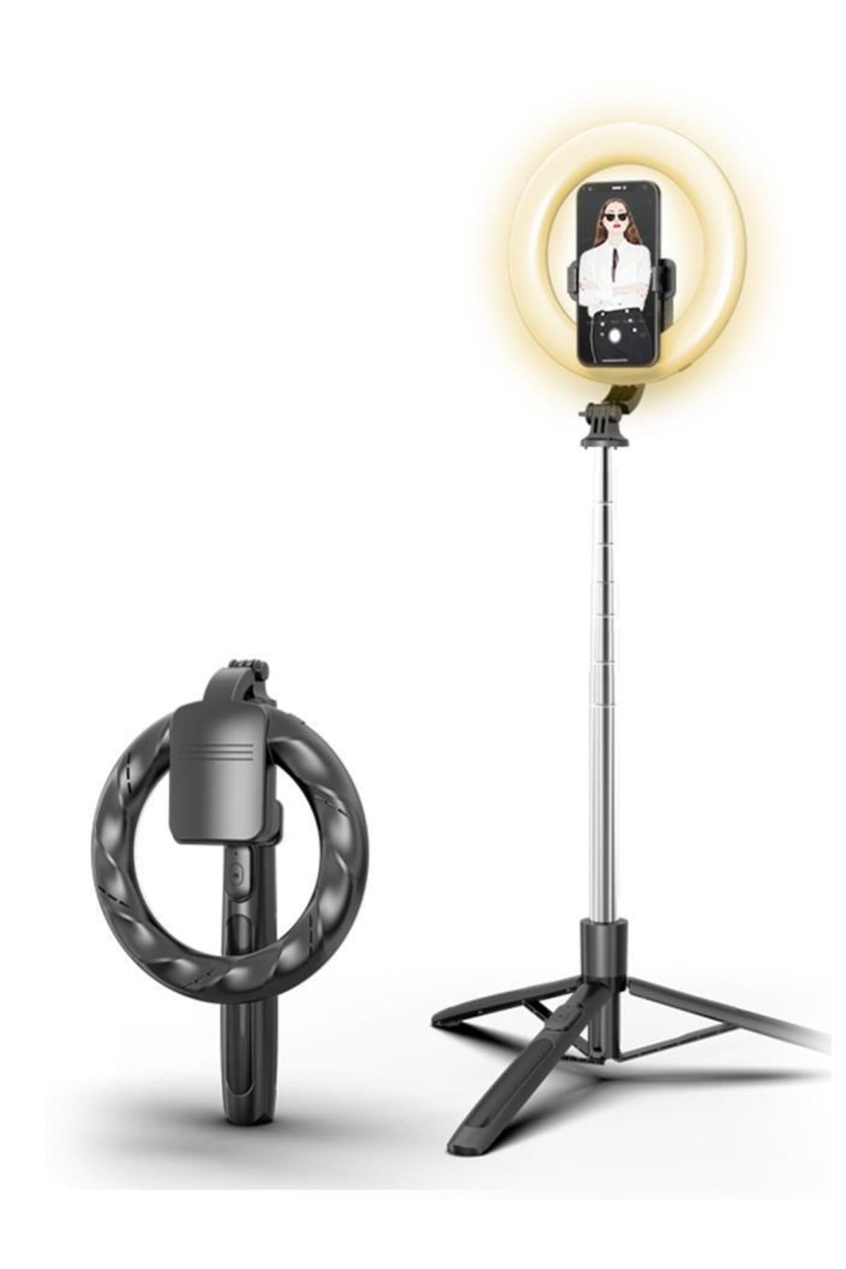 Us-zb241 Taşınabilir Ring Light, Trippodlu, Telefon Tutuculu Canlı Yayın Led Işık
