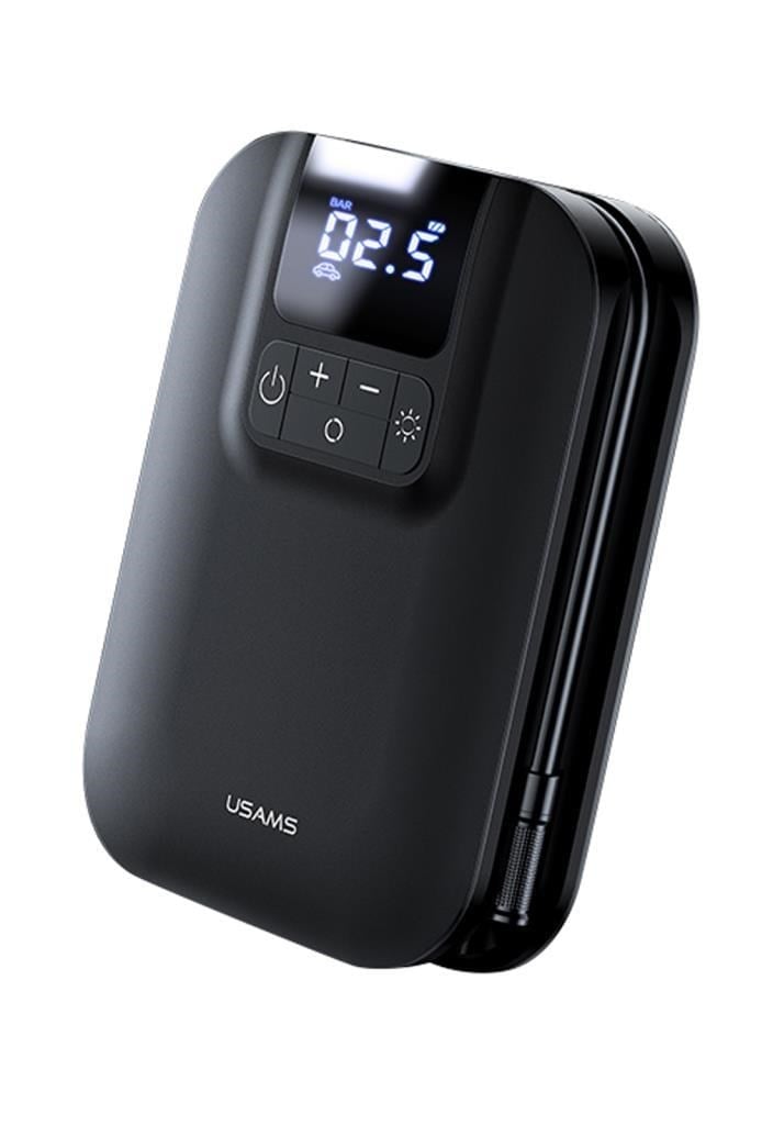 Usams US-ZB215 350PSI 5000mah Şarjlı Çok Amaçlı Taşınabilir Hava Pompası