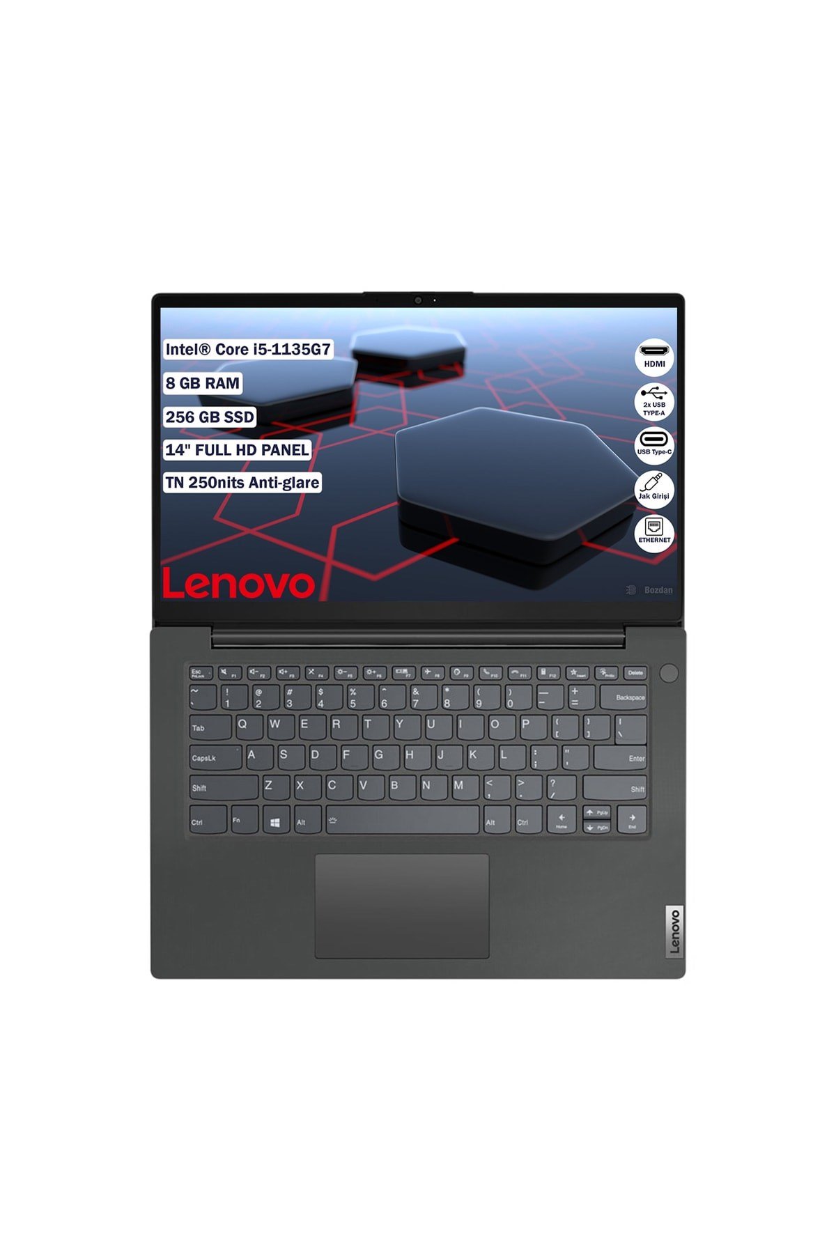 V14 G2 Itl 82ka0025tx I5-1135g7 8gb 256 Gb Ssd 14