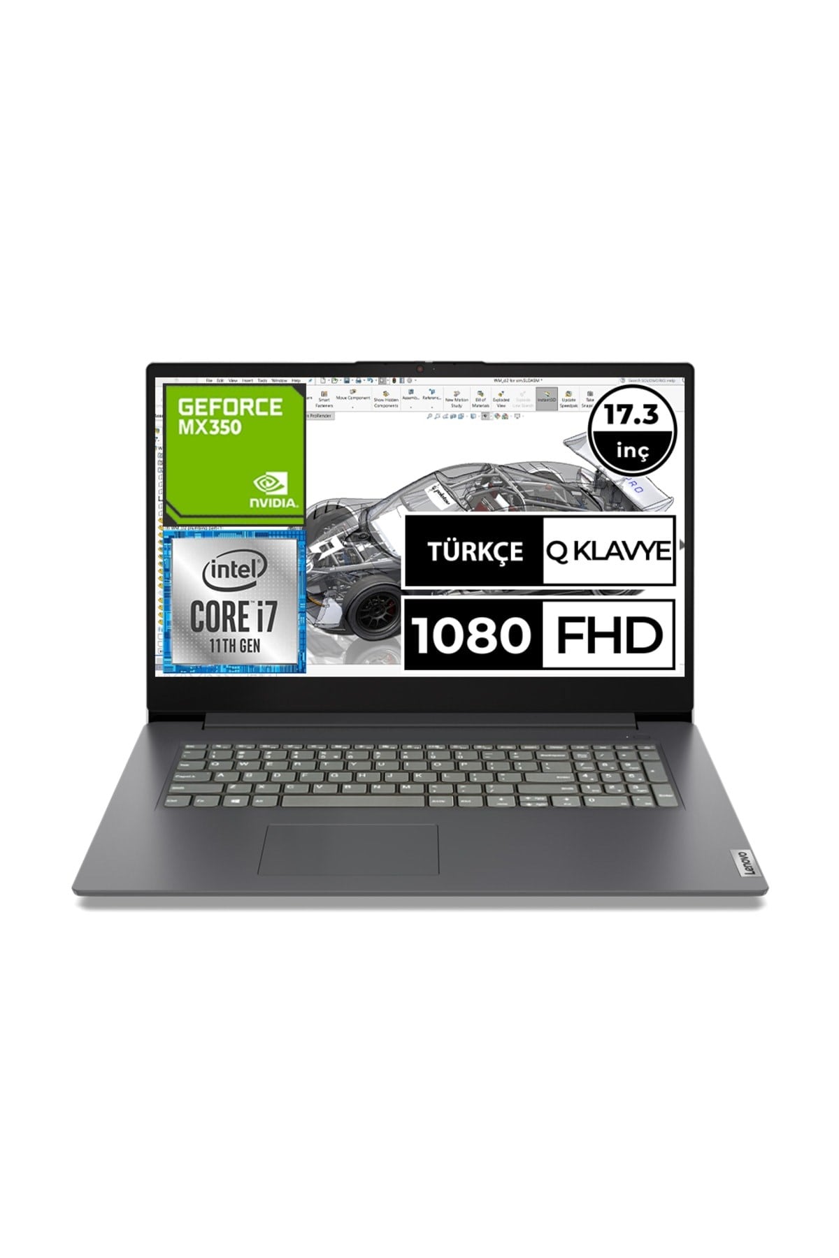 V17 82nx00ectx I7-1165g7 8gb 512ssd Mx350 17.3