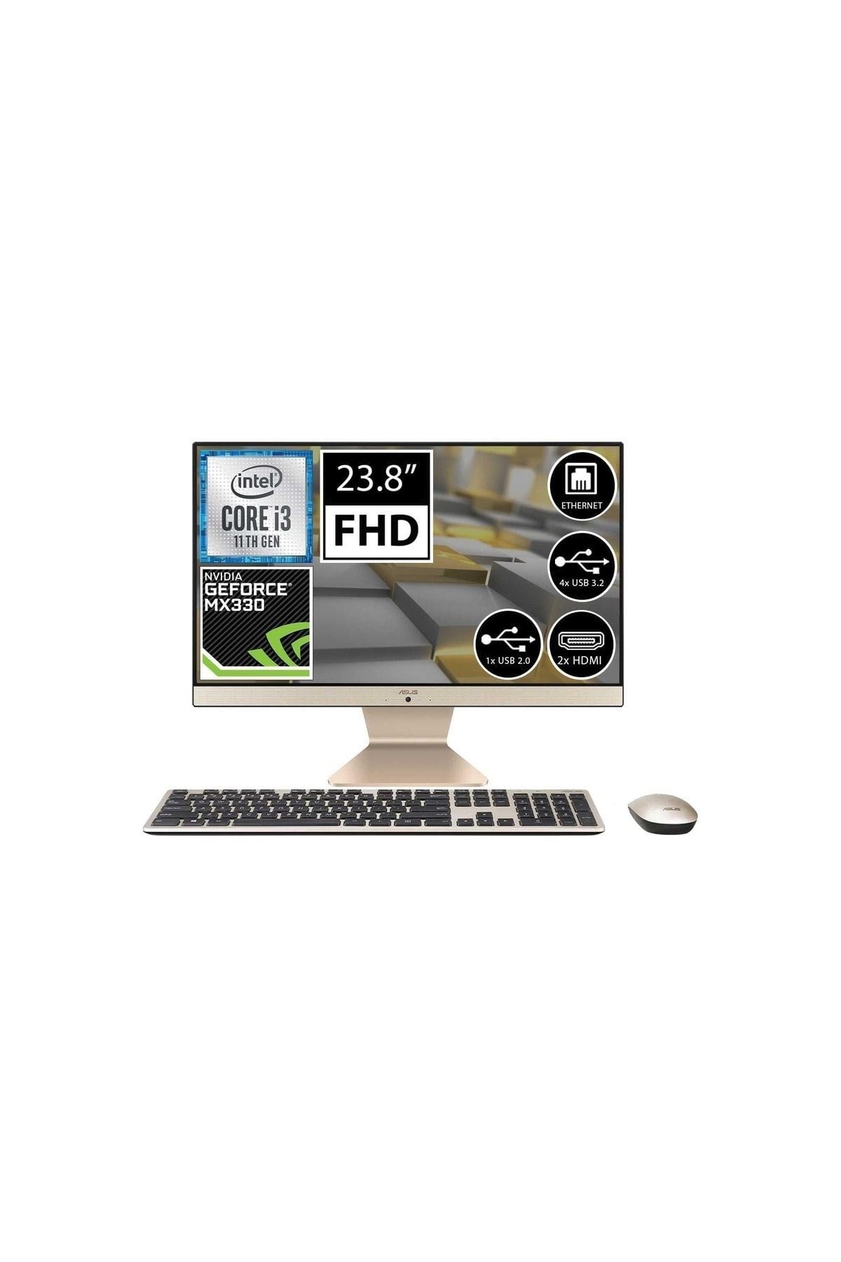 V241epk-ba050m I3-1115g4 8gb 256ssd Mx330 23.8