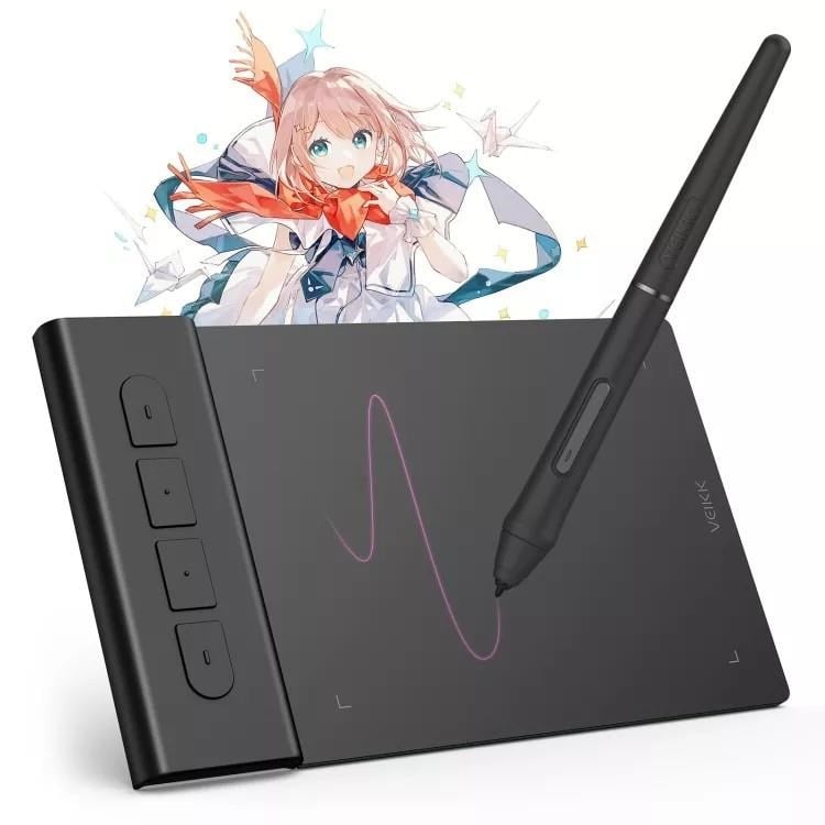 Veikk VK430 4X3 4 Kısayol Tuşlu Taşınabilir İmza Grafik Tablet Kalem