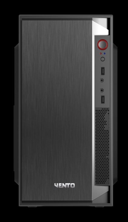 VENTO VS119S 400W Siyah Mini Tower M-ATX Kasa
