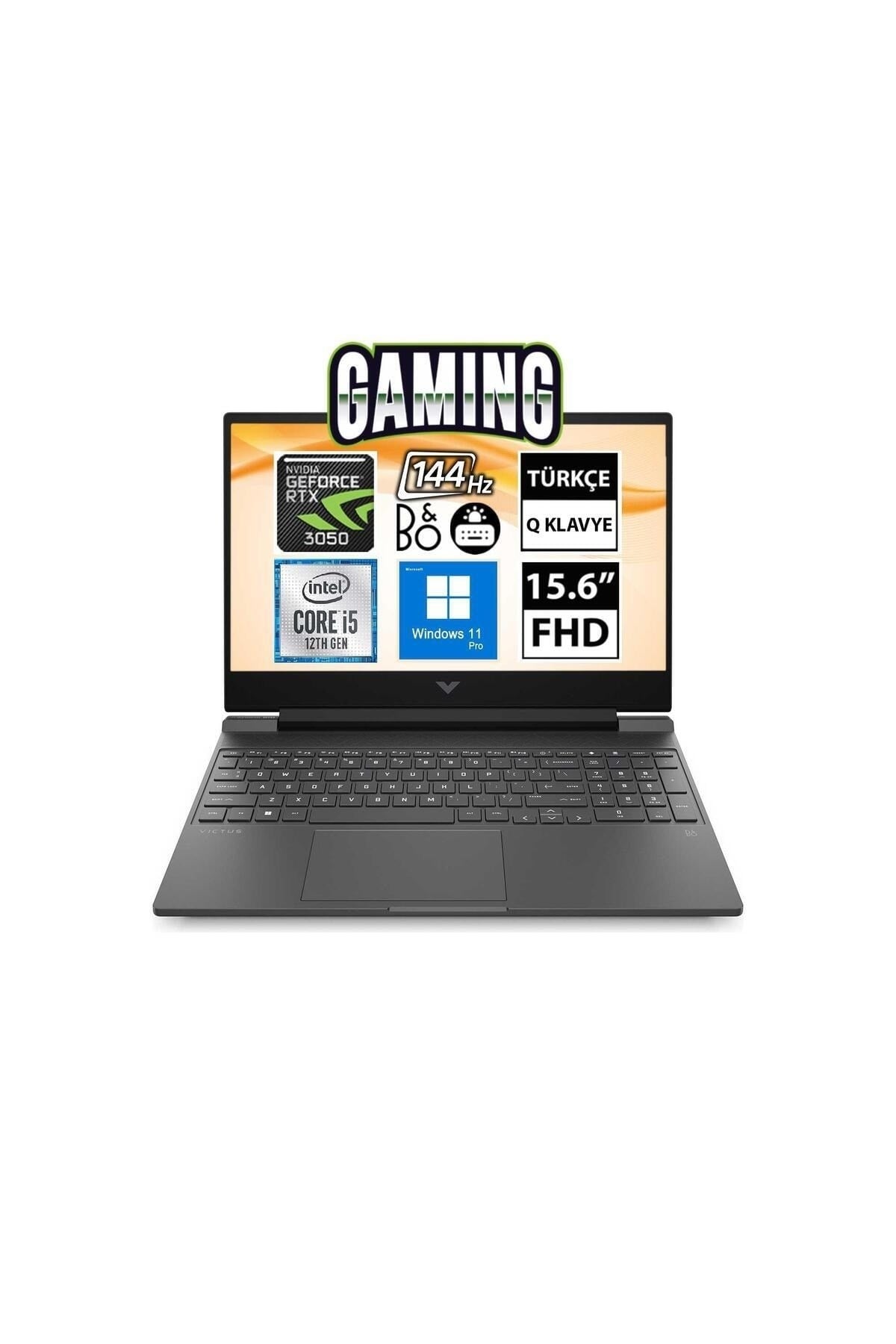 Victus 15-FA0011NT 80D33EA06 i5-12450H 16 gb512SSD RTX3050 15.6