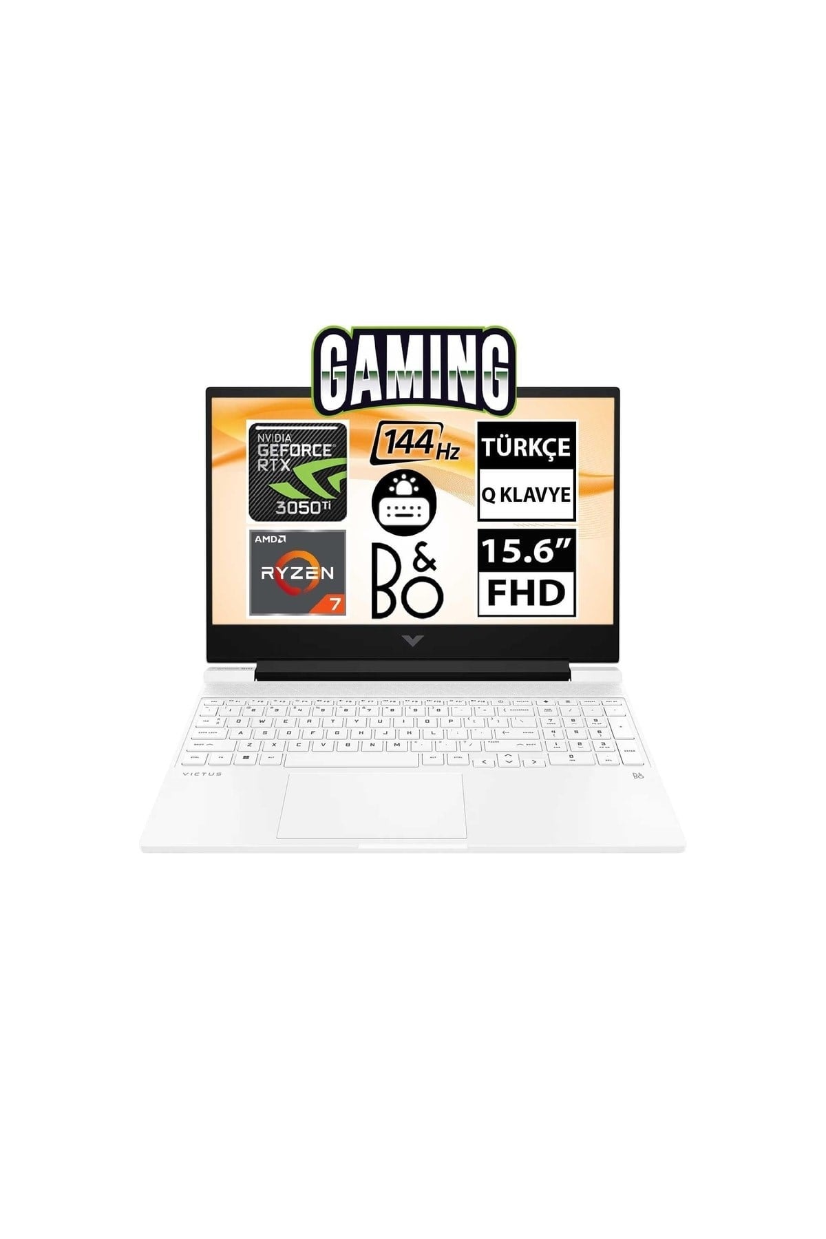 Victus 15-fb0004nt 71t71ea02 Ryzen7 5800h 32gb 512ssd Rtx3050ti 15.6