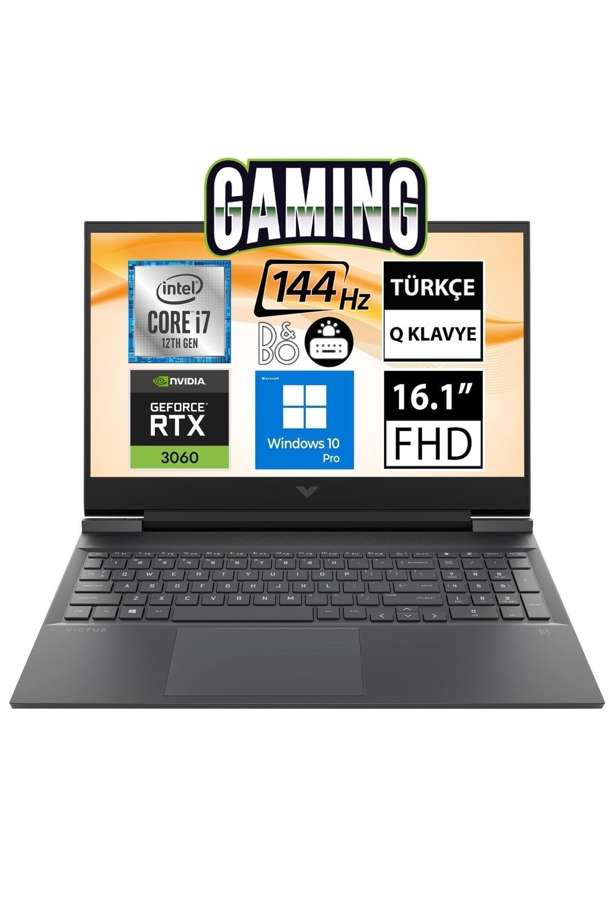 Victus 16-d1037nt 68p22ea11 I7-12700h 64gb 512ssd Rtx3060 16.1