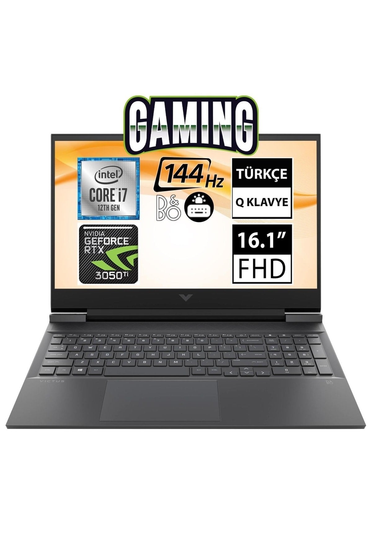 Victus 16-d1044nt 68p29ea05 I7-12700h 16gb 512ssd+1tbssd Rtx3050ti 16.1