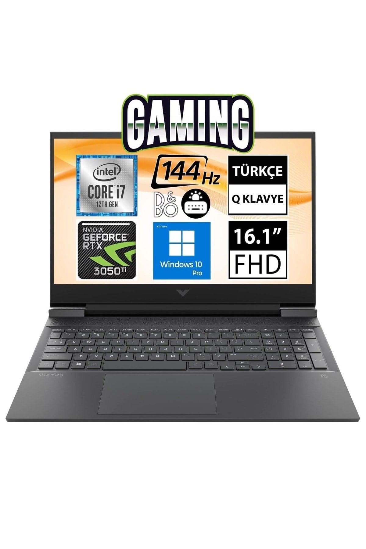 Victus 16-d1044nt 68p29ea13 I7-12700h 16gb 512ssd Rtx3050ti 16.1